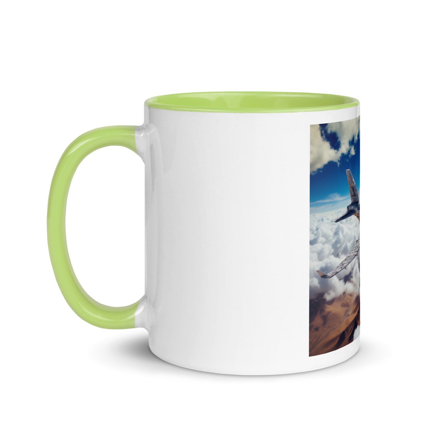 Frequent Flyer Miles Series Print #9 Mug with Color Inside