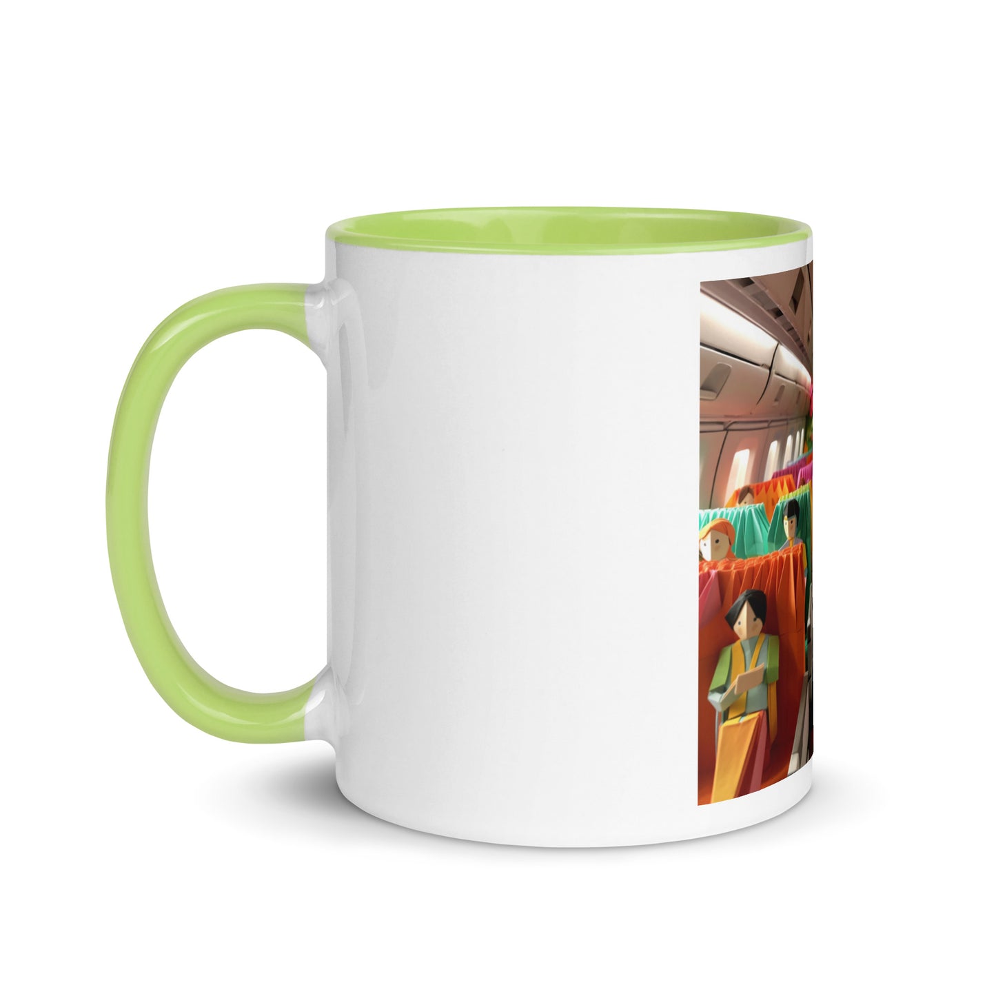 Frequent Flyer Miles Series Print #2 Mug with Color Inside