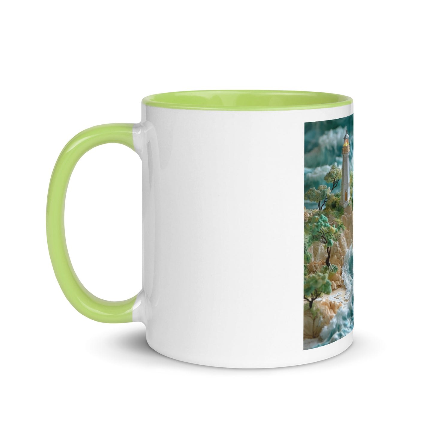 By The Seaside Series Print #9 - Mug with Color Inside