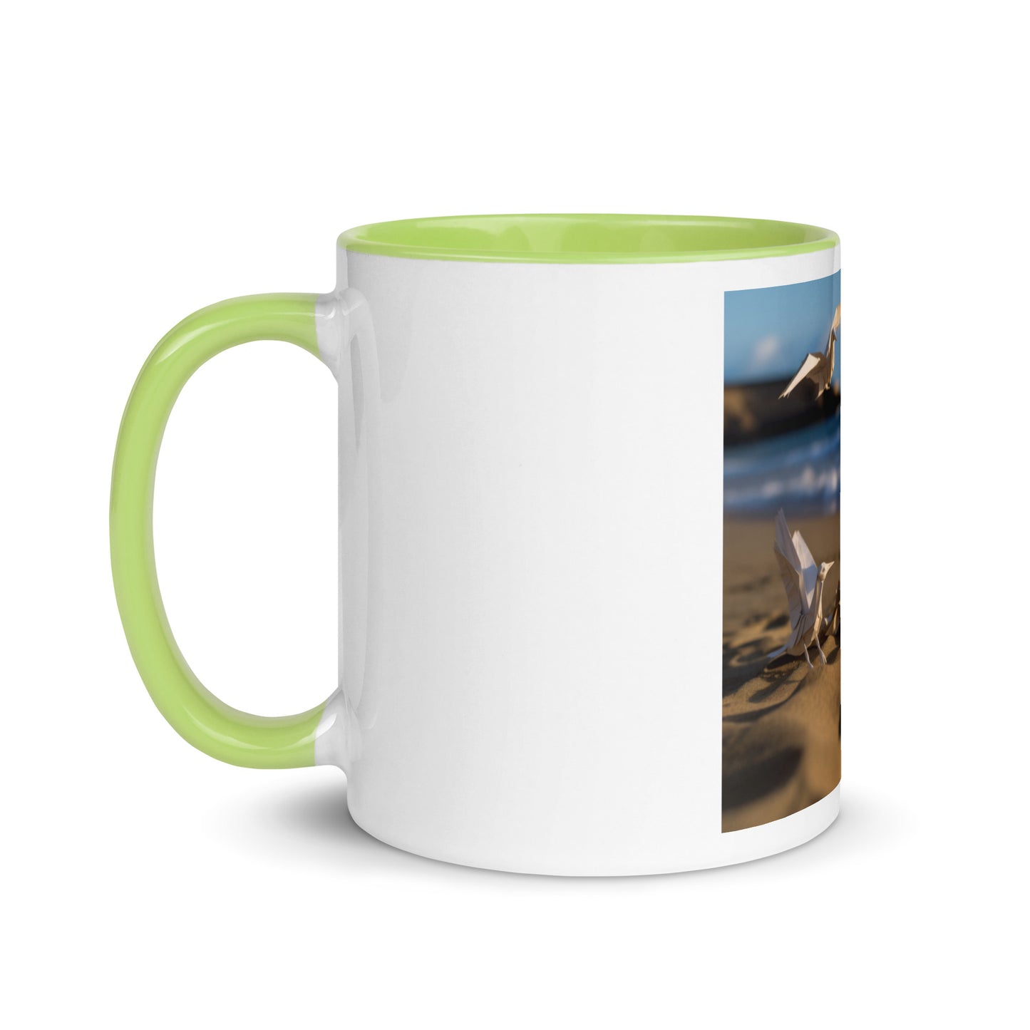 By The Seaside Series Print #7 - Mug with Color Inside