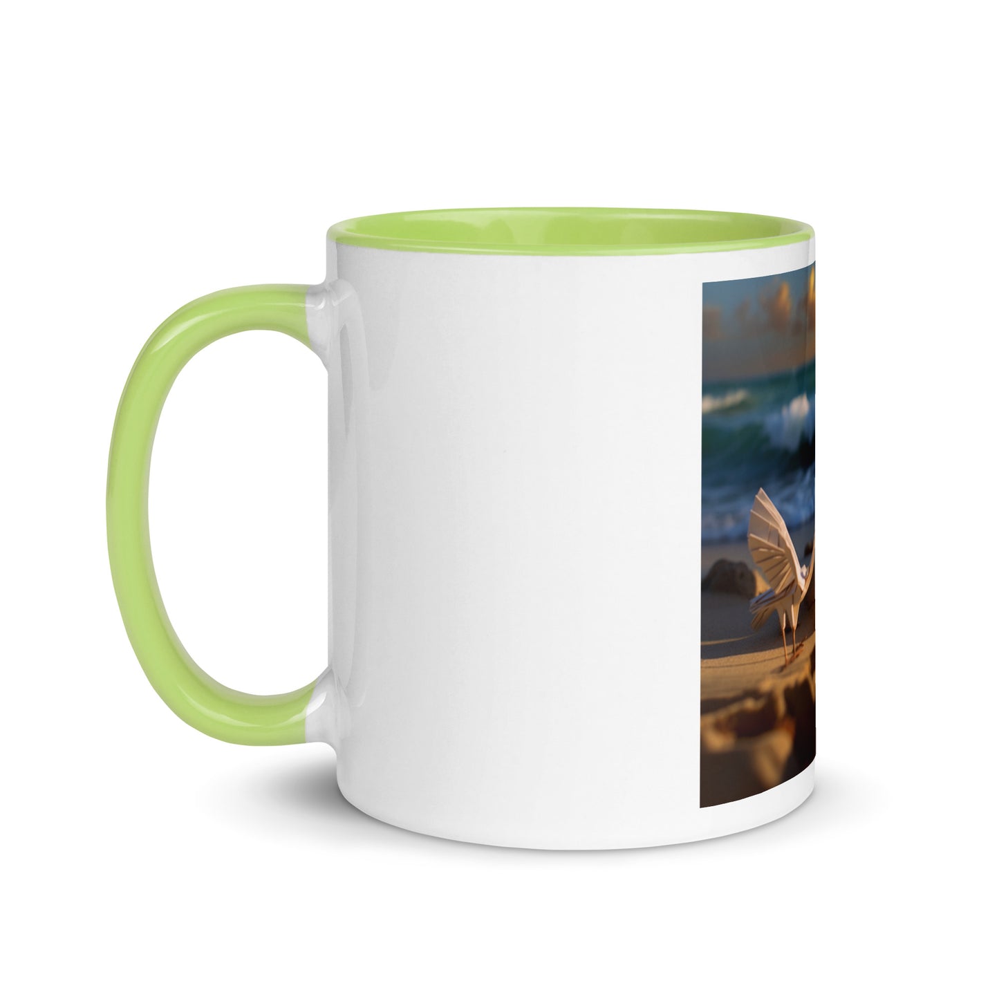 By The Seaside Series Print #3 - Mug with Color Inside