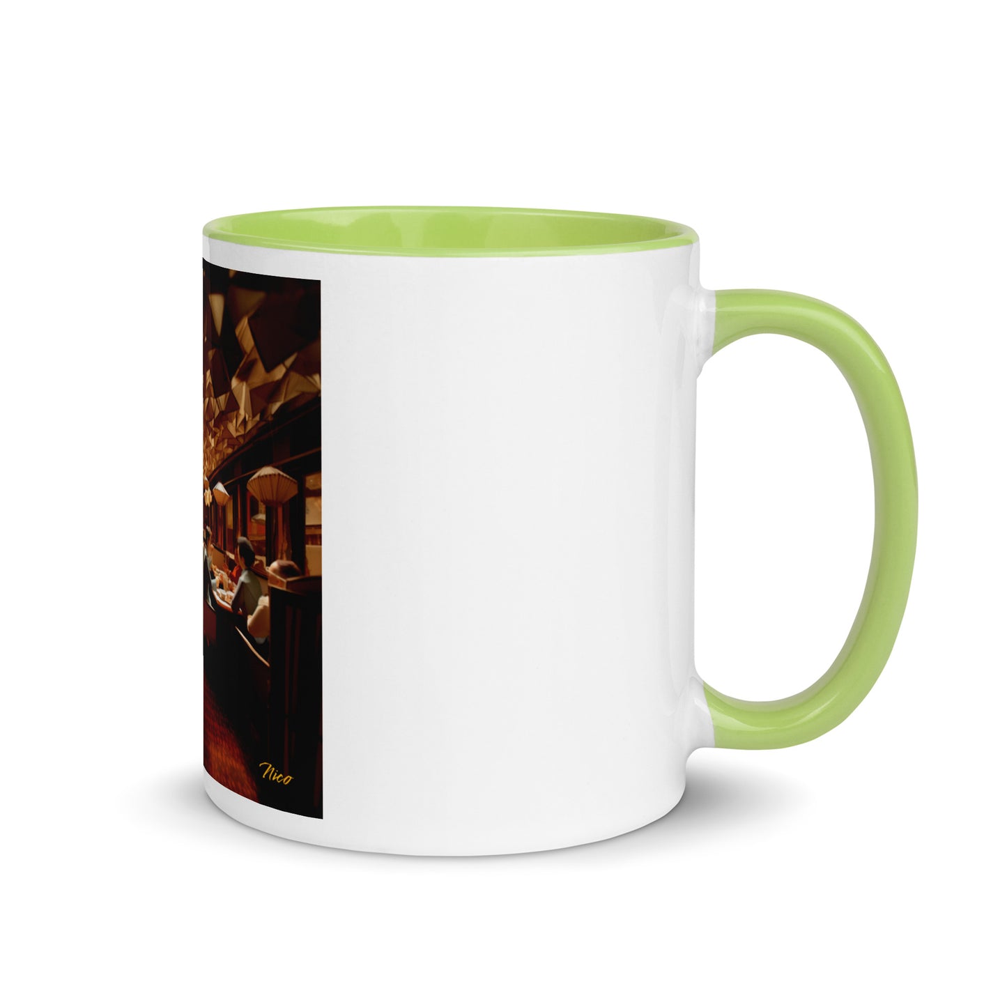 Oriient Express Series Print #2 Mug with Color Inside