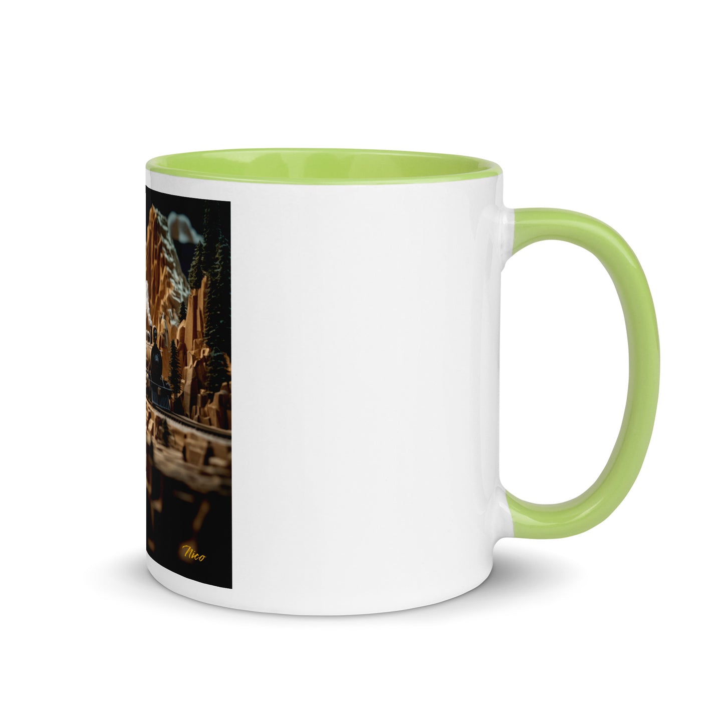 Orient Express Series Print #9 Mug with Color Inside