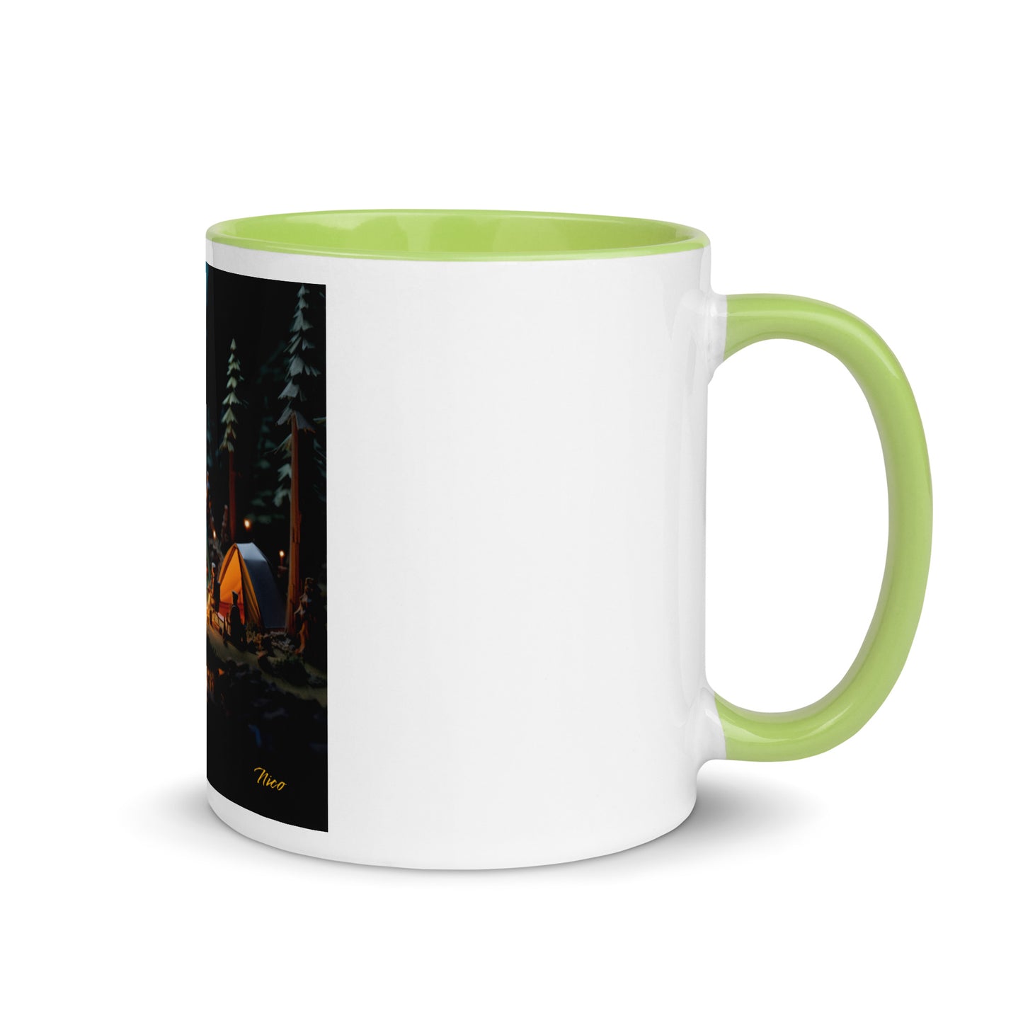 Under The Starry Skies Series Print #3 Mug with Color Inside