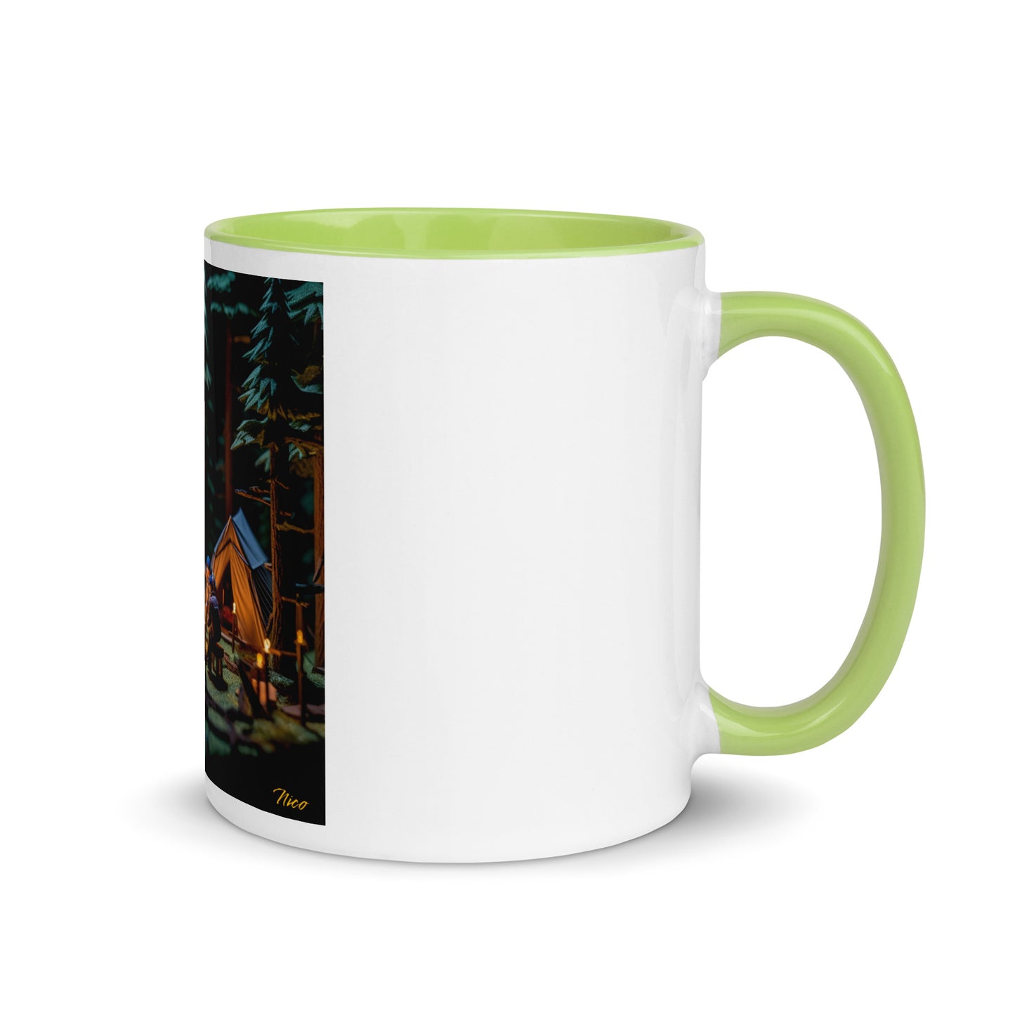 Under The Starry Skies Series Print #10 Mug with Color Inside