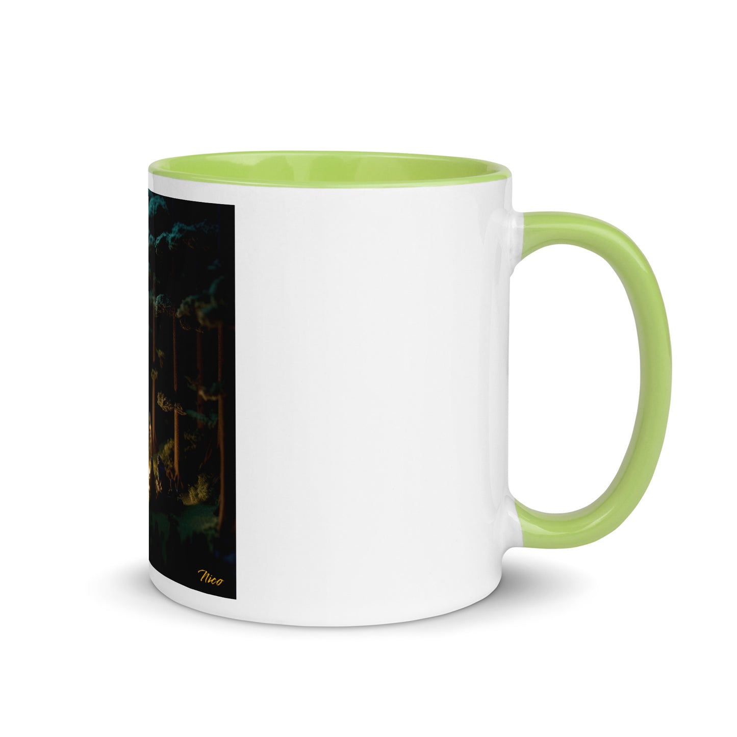 Under The Starry Skies Series Print #6 Mug with Color Inside