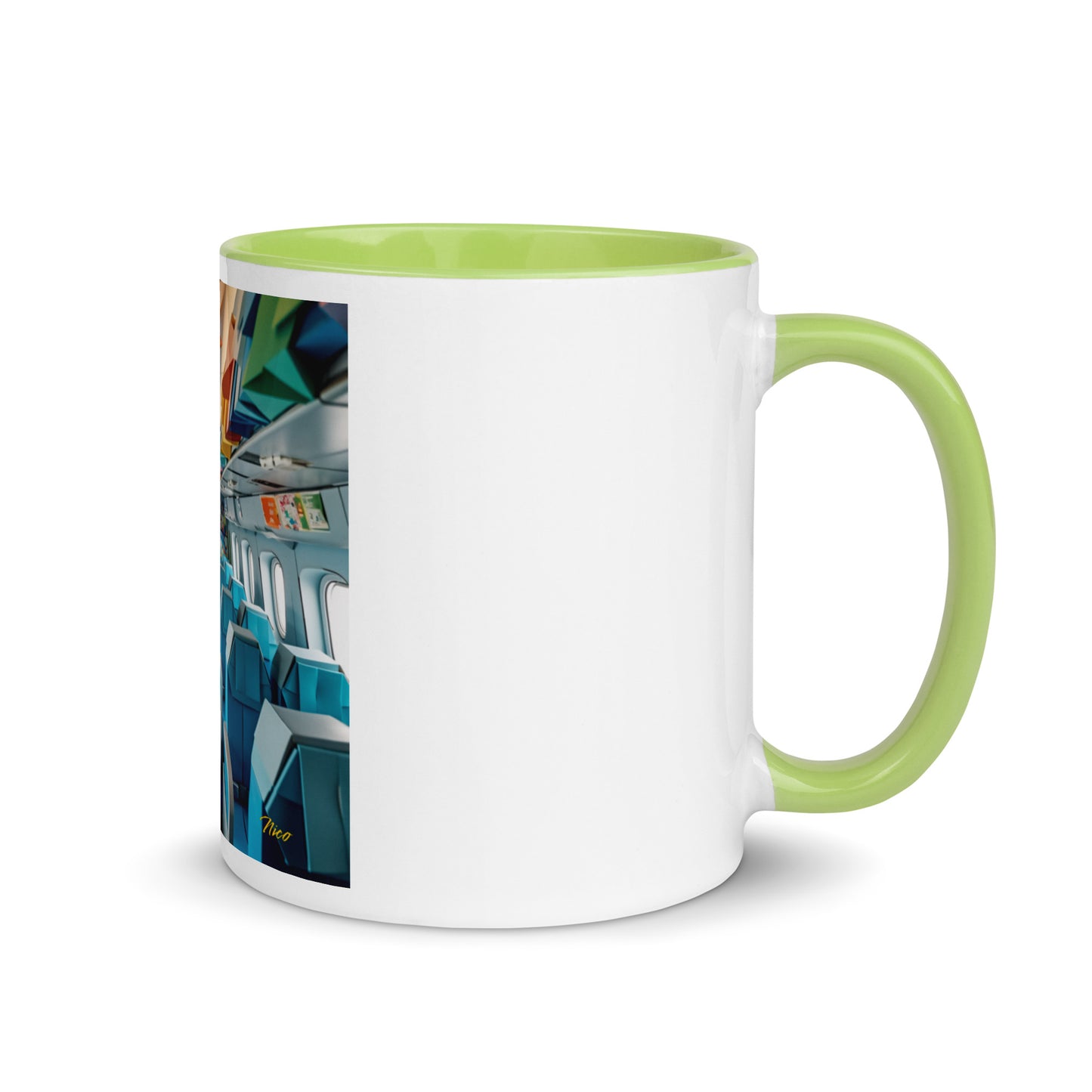 Frequent Flyer Miles Series Print #6 Mug with Color Inside