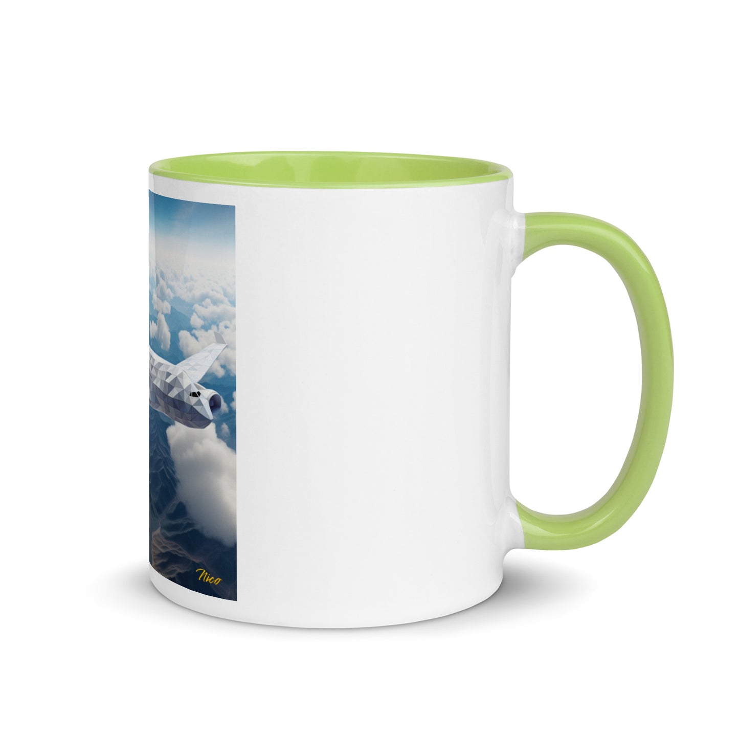 Frequent Flyer Miles Series Print #7 Mug with Color Inside