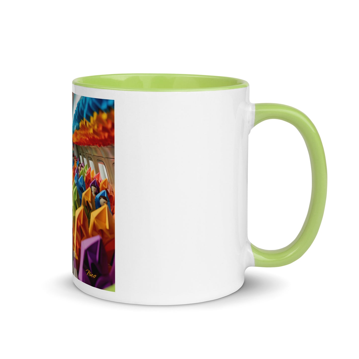 Frequent Flyer Miles Series Print #8 Mug with Color Inside