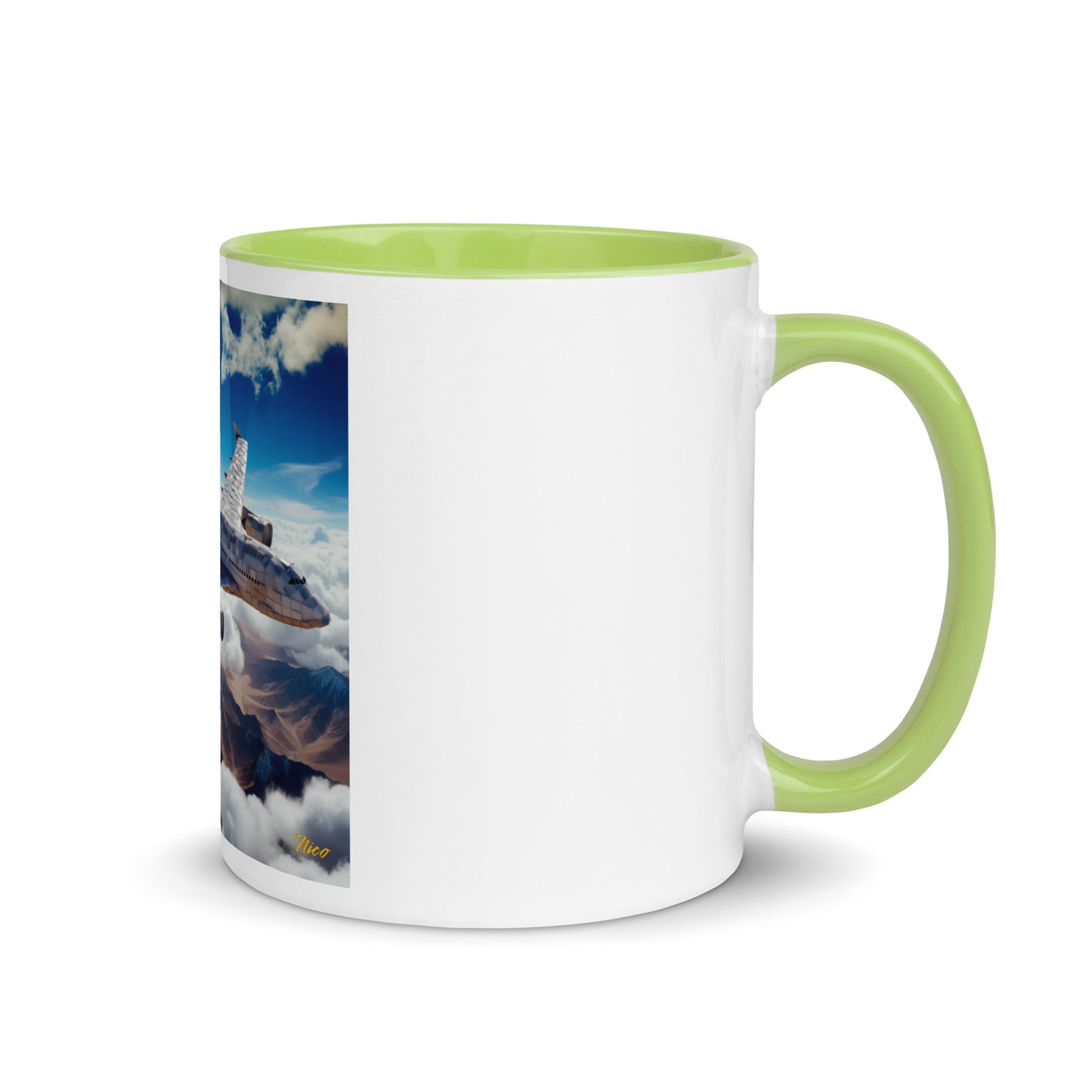 Frequent Flyer Miles Series Print #9 Mug with Color Inside