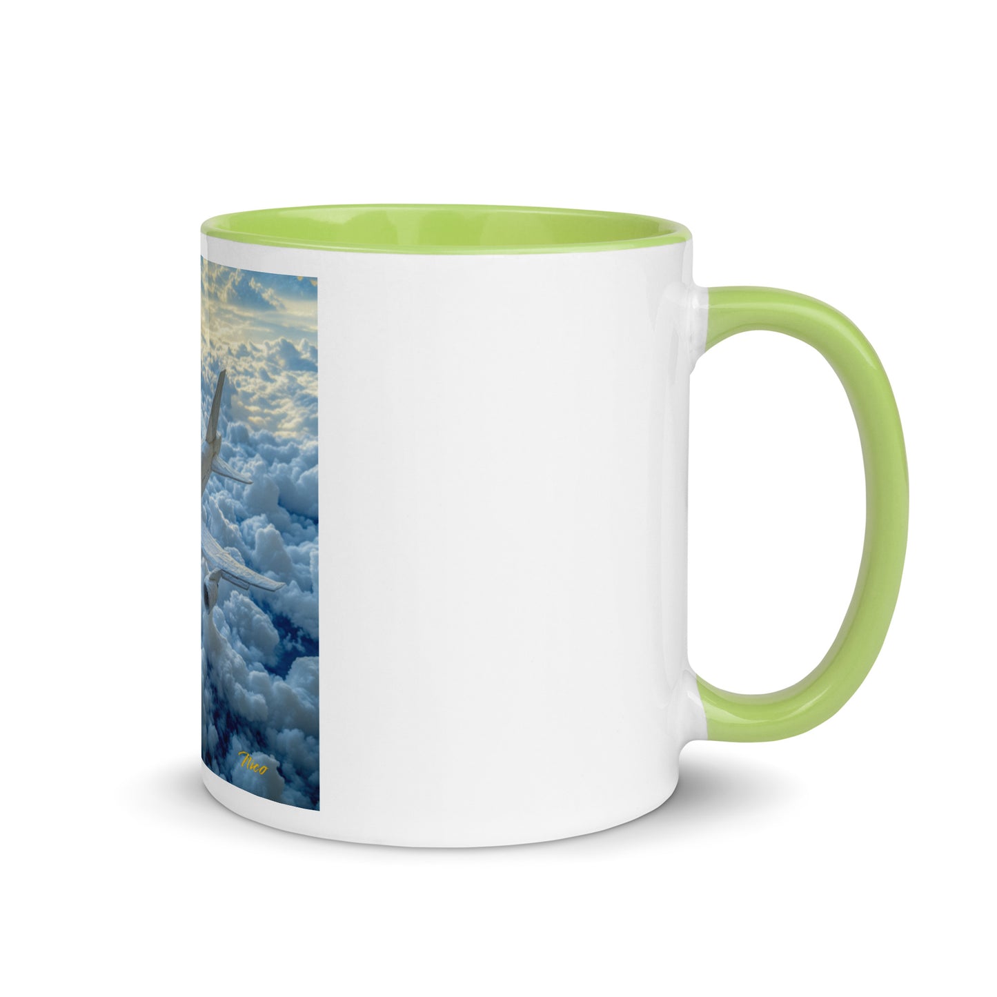 Frequent Flyer Miles Series Print #10 Mug with Color Inside