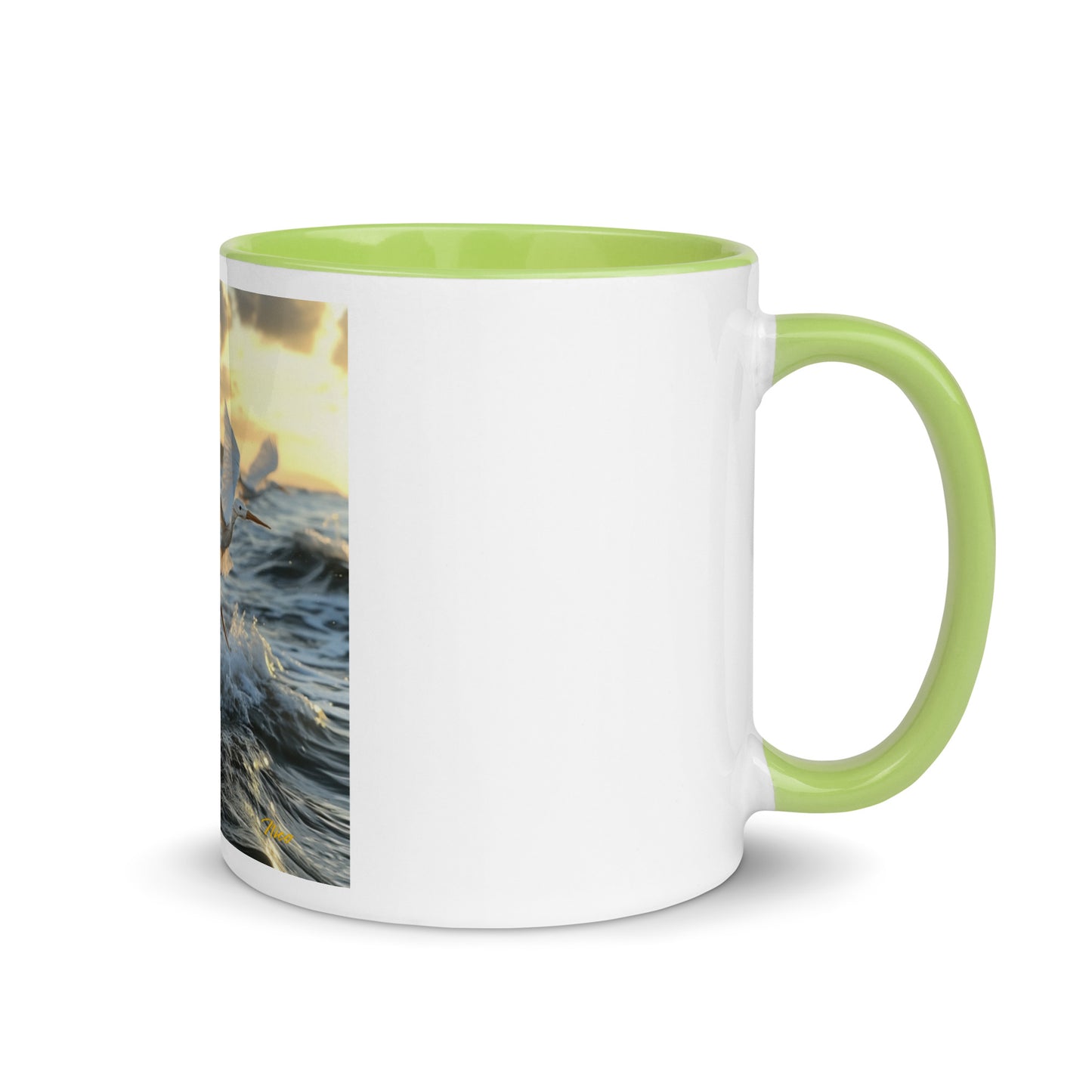 By The Seaside Series Print #10 - Mug with Color Inside