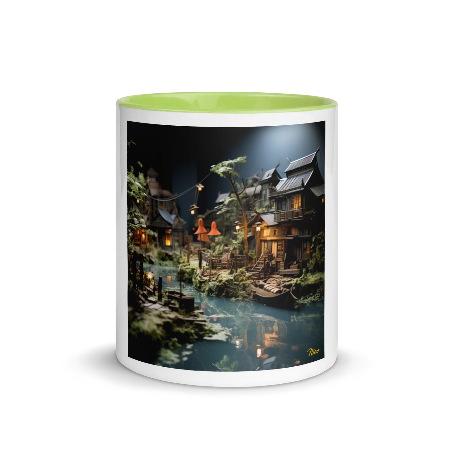 Born On A Bayou Series Print #6 - Mug with Color Inside