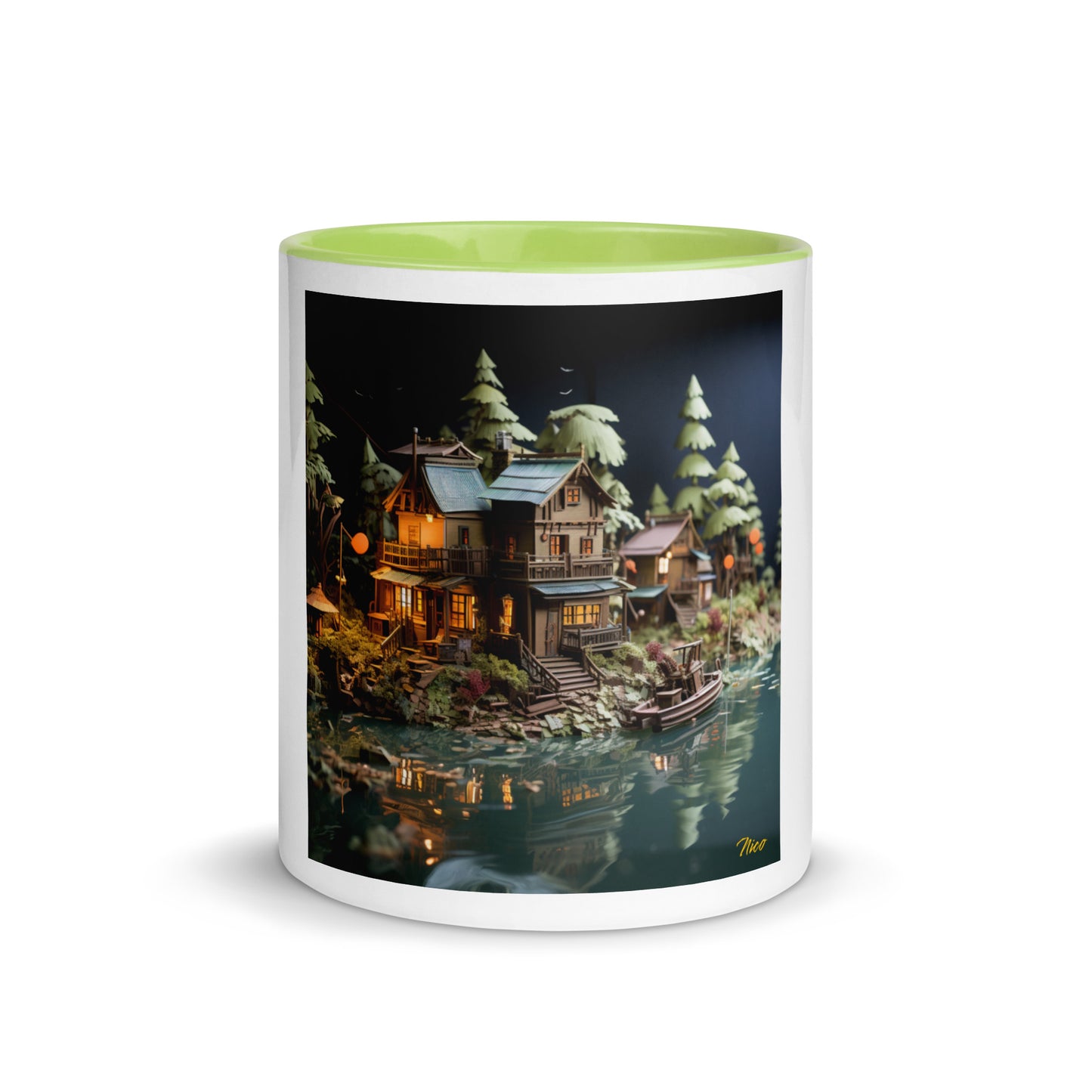 Born On A Bayou Series Print #8 - Mug with Color Inside