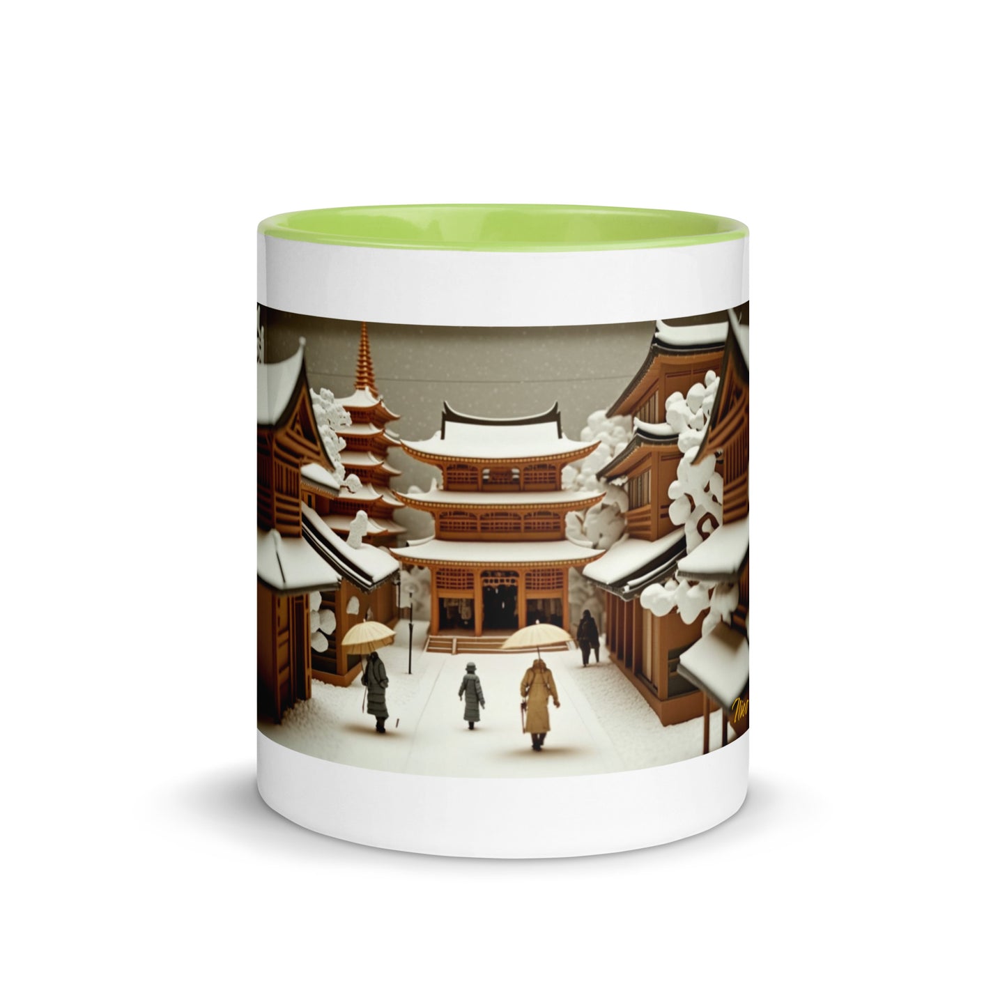 Asian Snow Series Print #10 - Mug with Color Inside