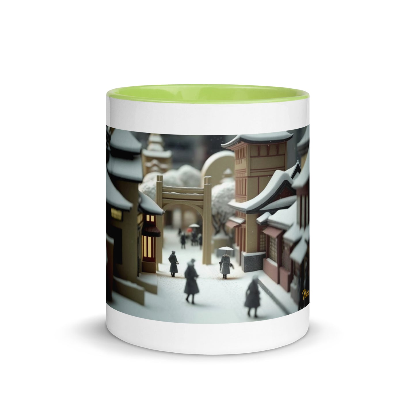 Asian Snow Series Print #9 - Mug with Color Inside