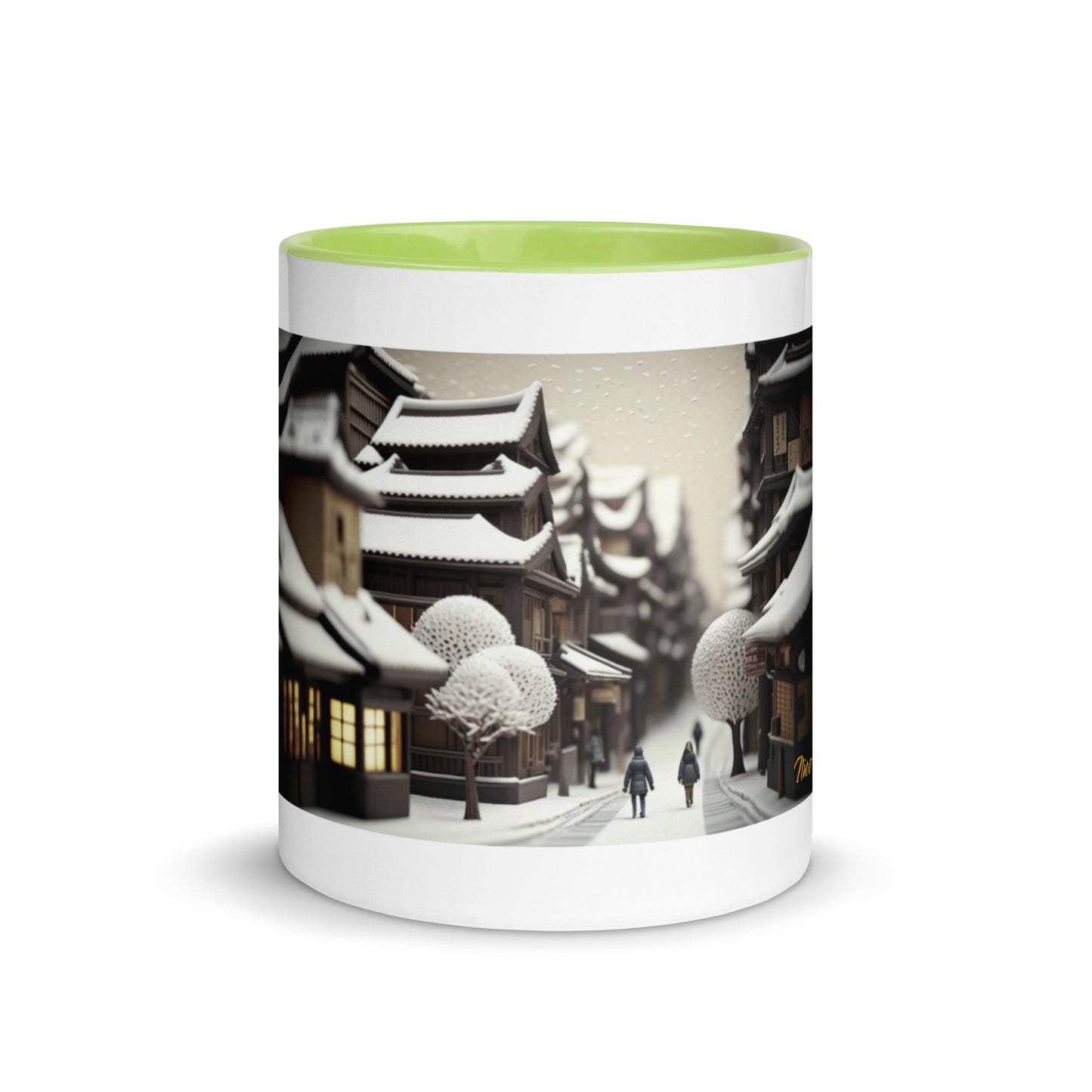 Asian Snow Series Print #7 - Mug with Color Inside