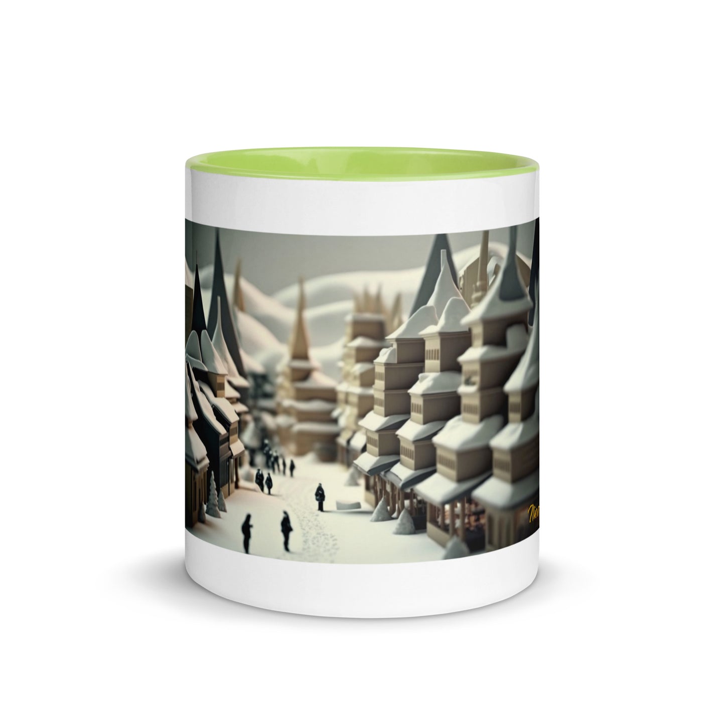 Asian Snow Series Print #1 - Mug with Color Inside