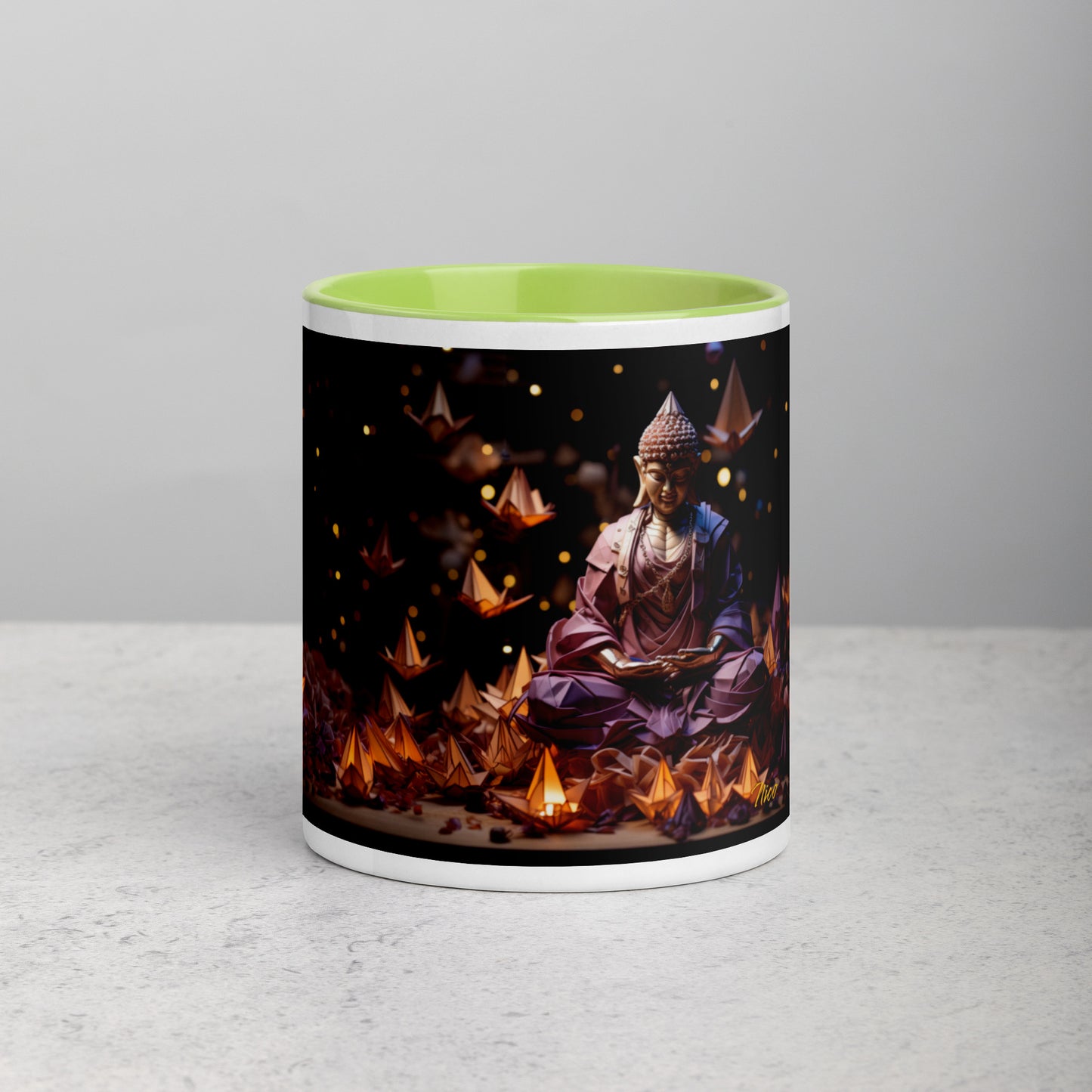 Ascending Buddha Series Print #6 - Mug with Color Inside