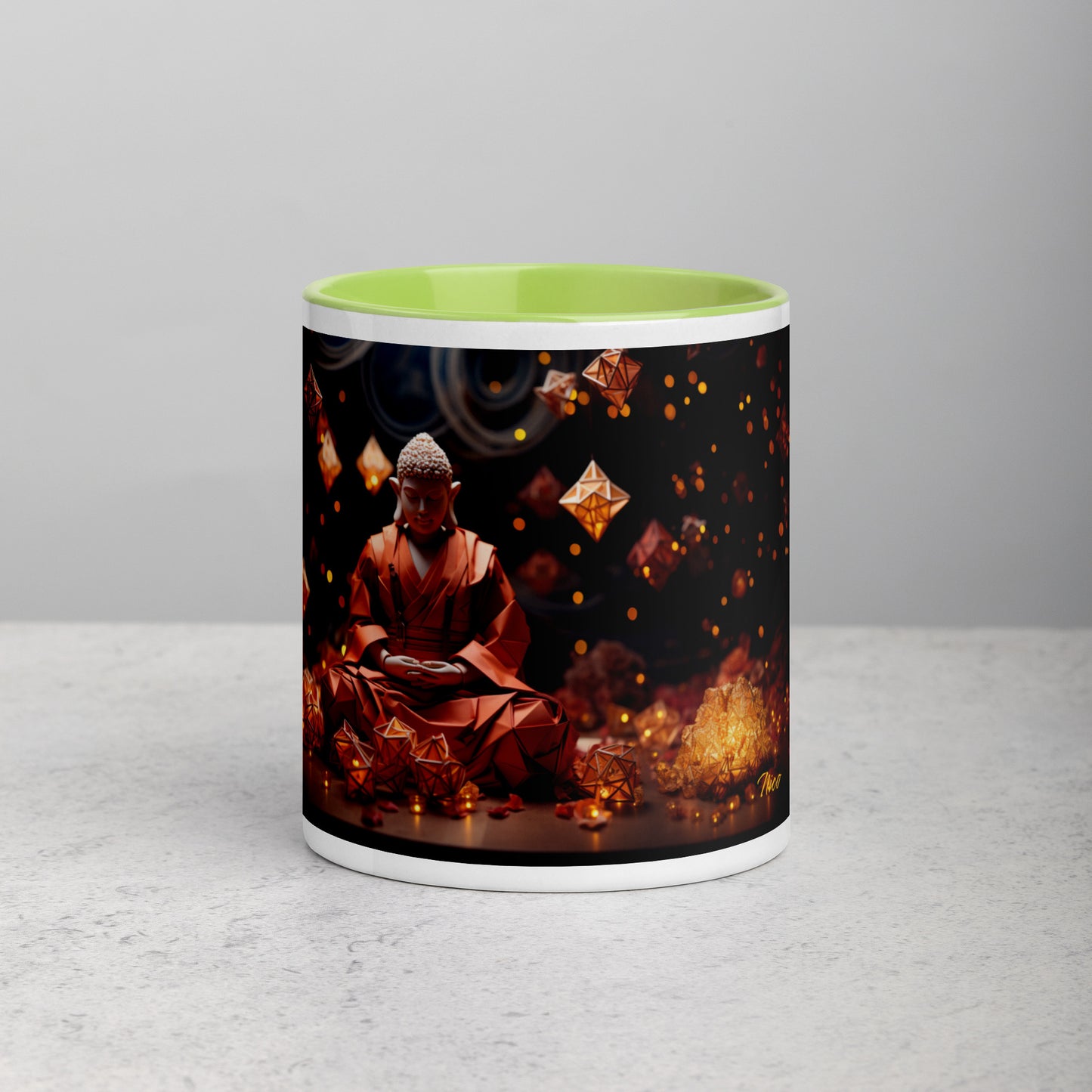 Ascending Buddha Series Print #7 - Mug with Color Inside