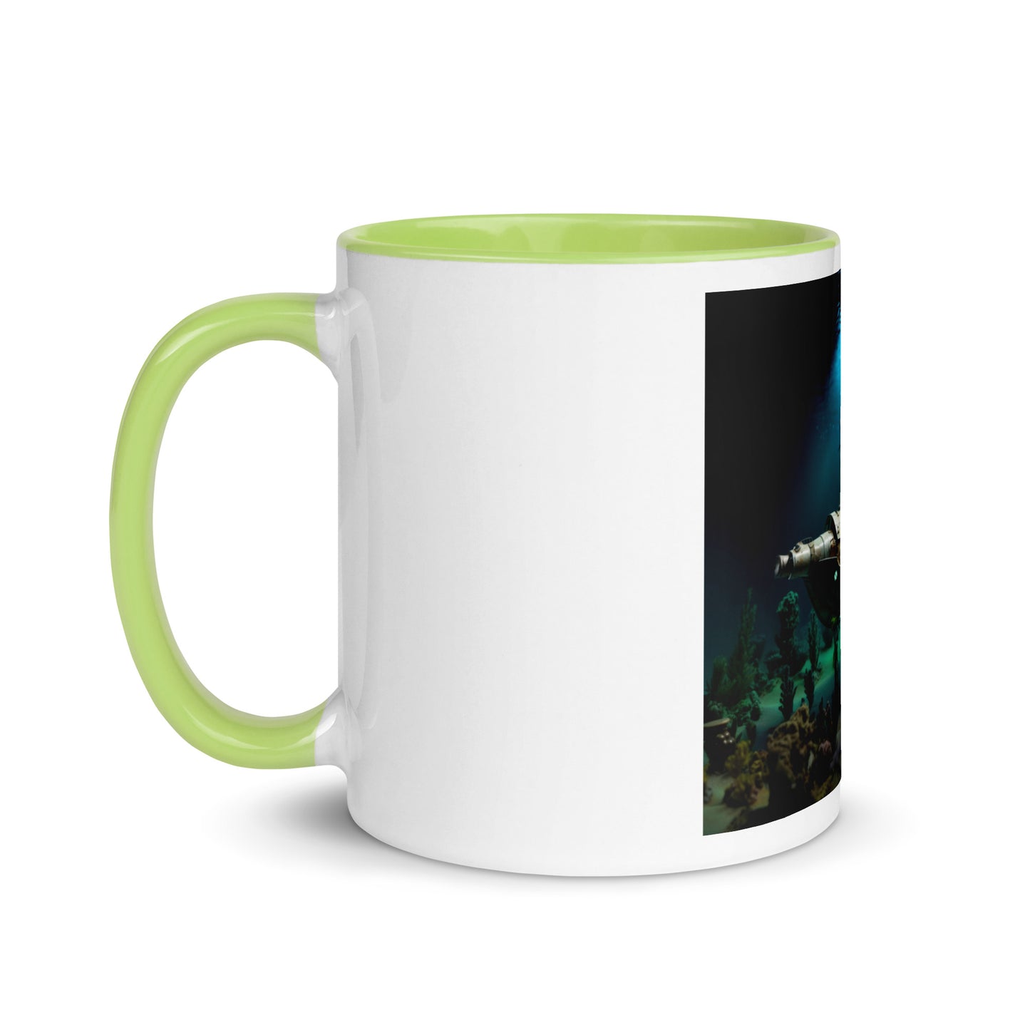 20,000 Leagues Under The Sea Series Print #7 - Mug with Color Inside