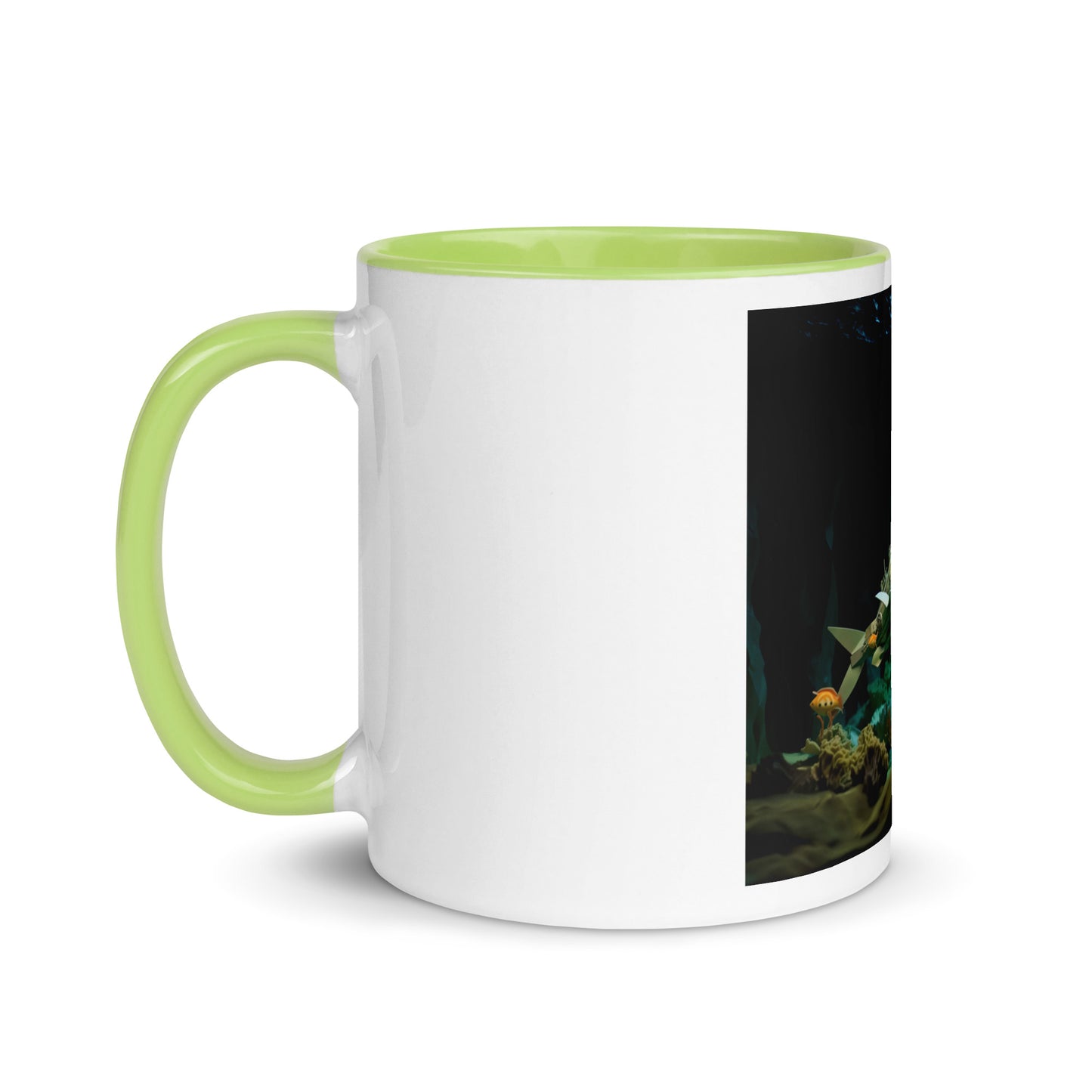 20,000 Leagues Under The Sea Series Print #8 - Mug with Color Inside