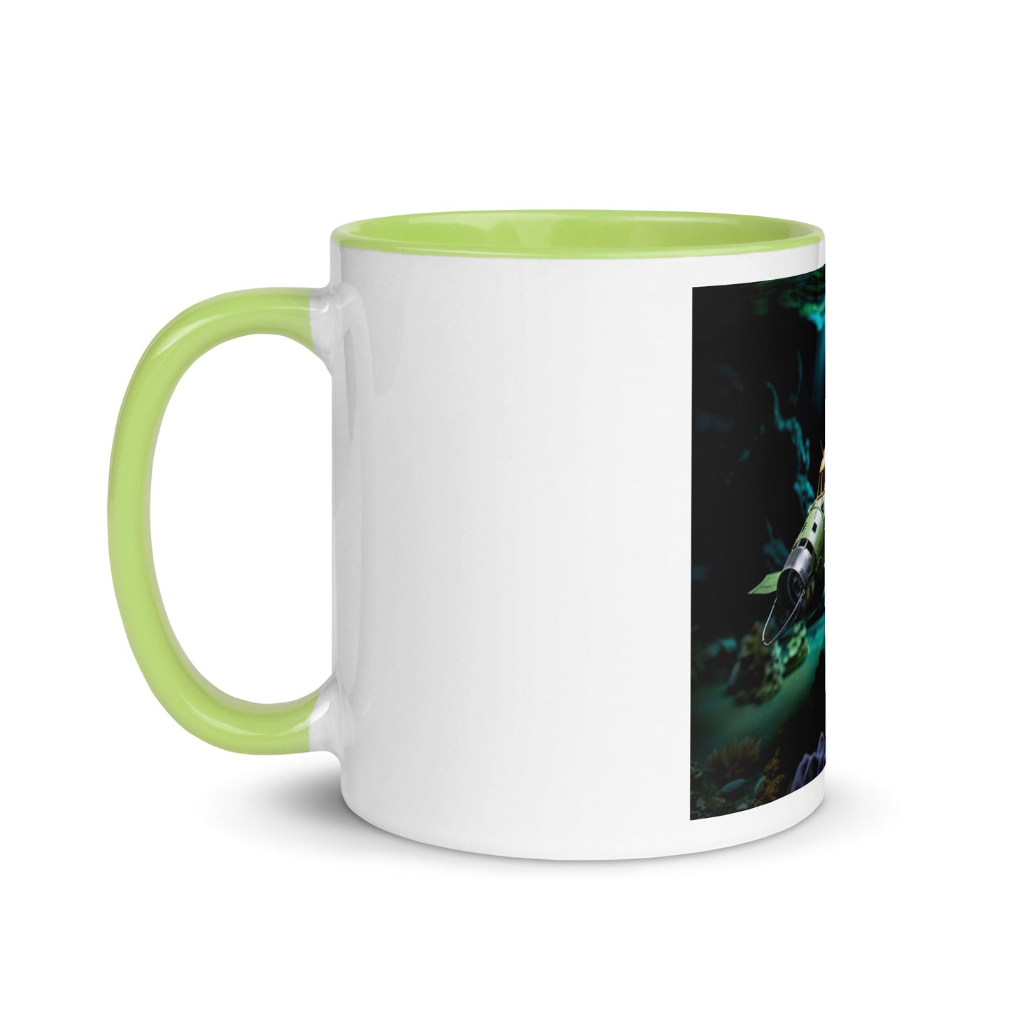 20,000 Leagues Under The Sea Series Print #10 - Mug with Color Inside