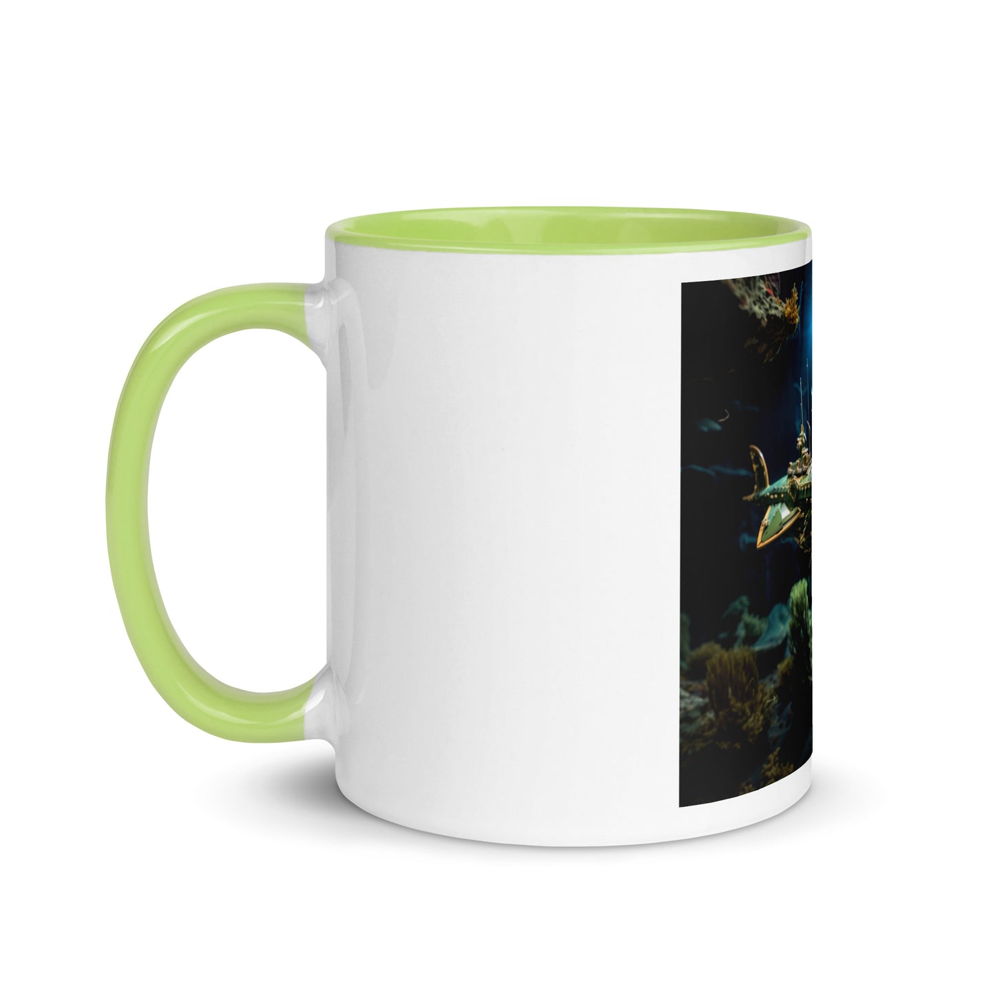 20,000 Leagues Under The Sea Series Print #1 - Mug with Color Inside