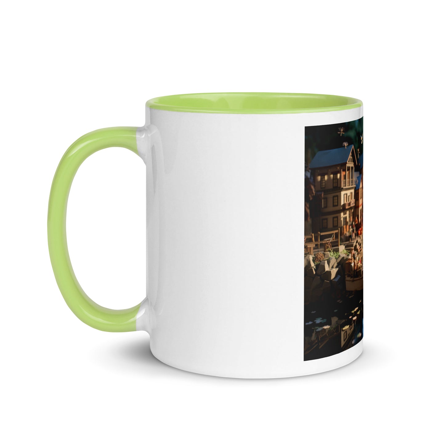 On The Docks By The Bay Series Print #7 - Mug with Color Inside