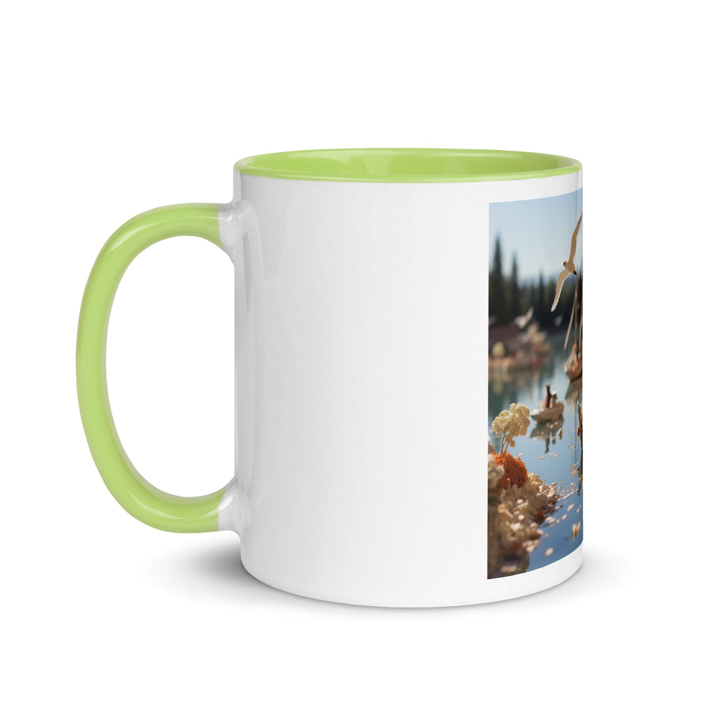 On The Docks By The Bay Series Print #6 - Mug with Color Inside