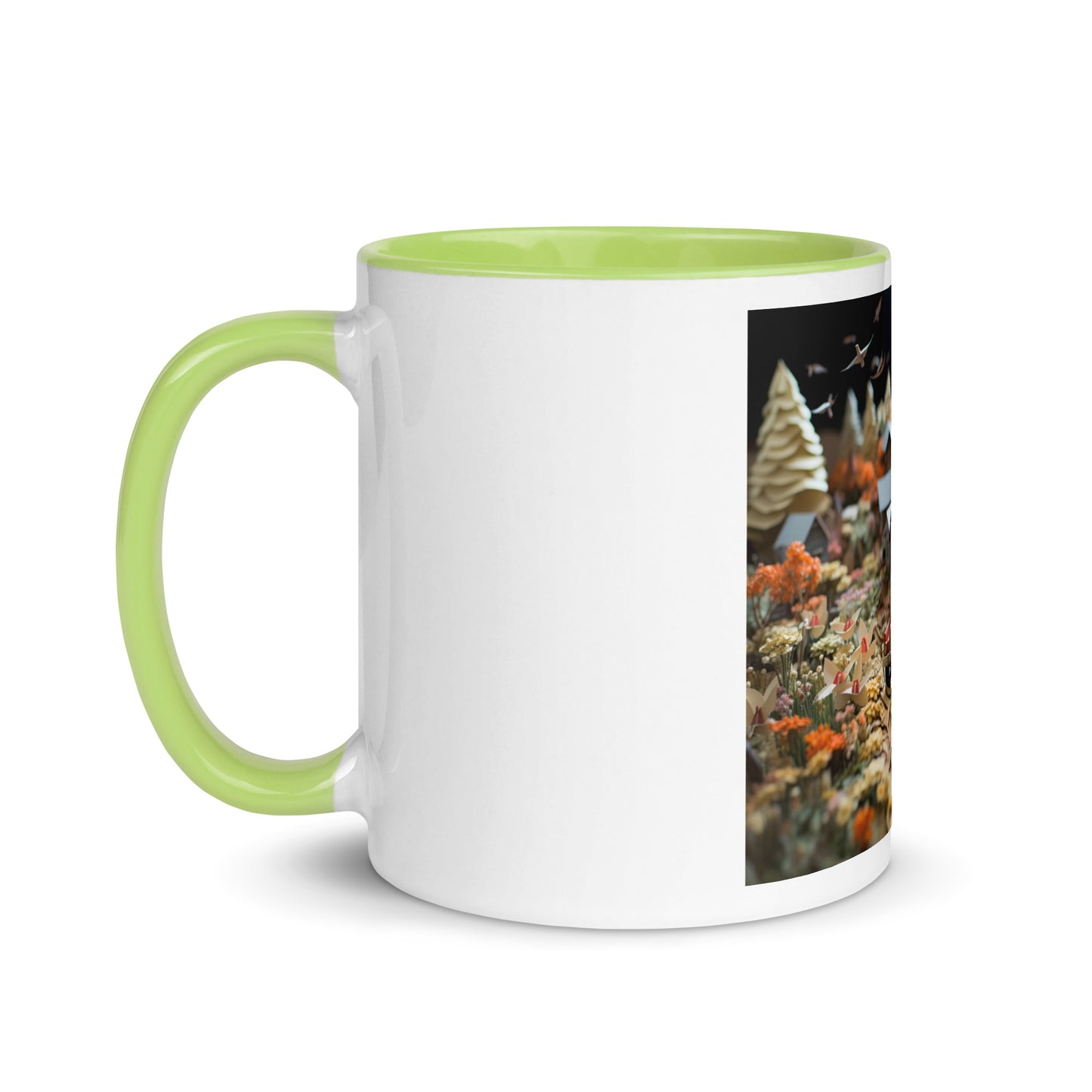 Meadow By The Farm Series Print #2 - Mug with Color Inside