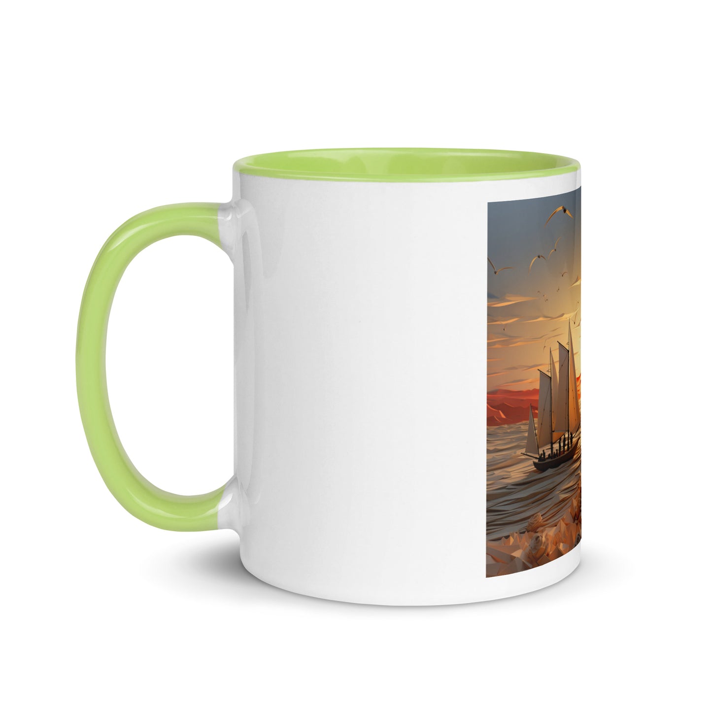 Into The Sunset Series Print #10 - Mug with Color Inside