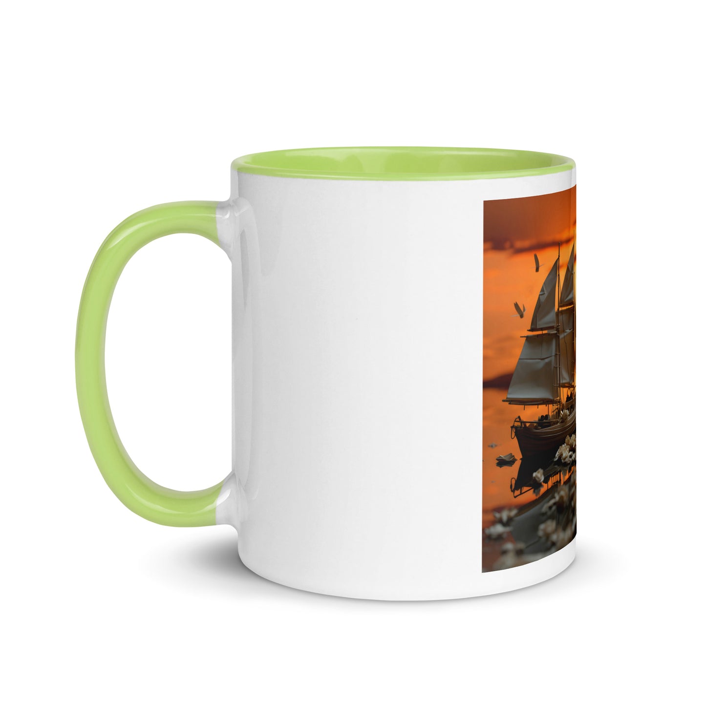 Into The Sunset Series Print #9 - Mug with Color Inside