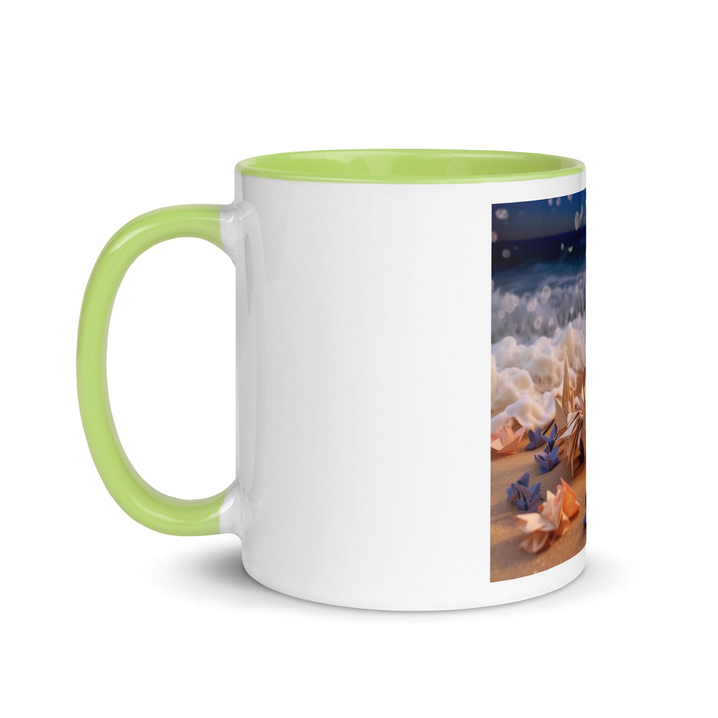 By The Seaside Series Print #10 - Mug with Color Inside