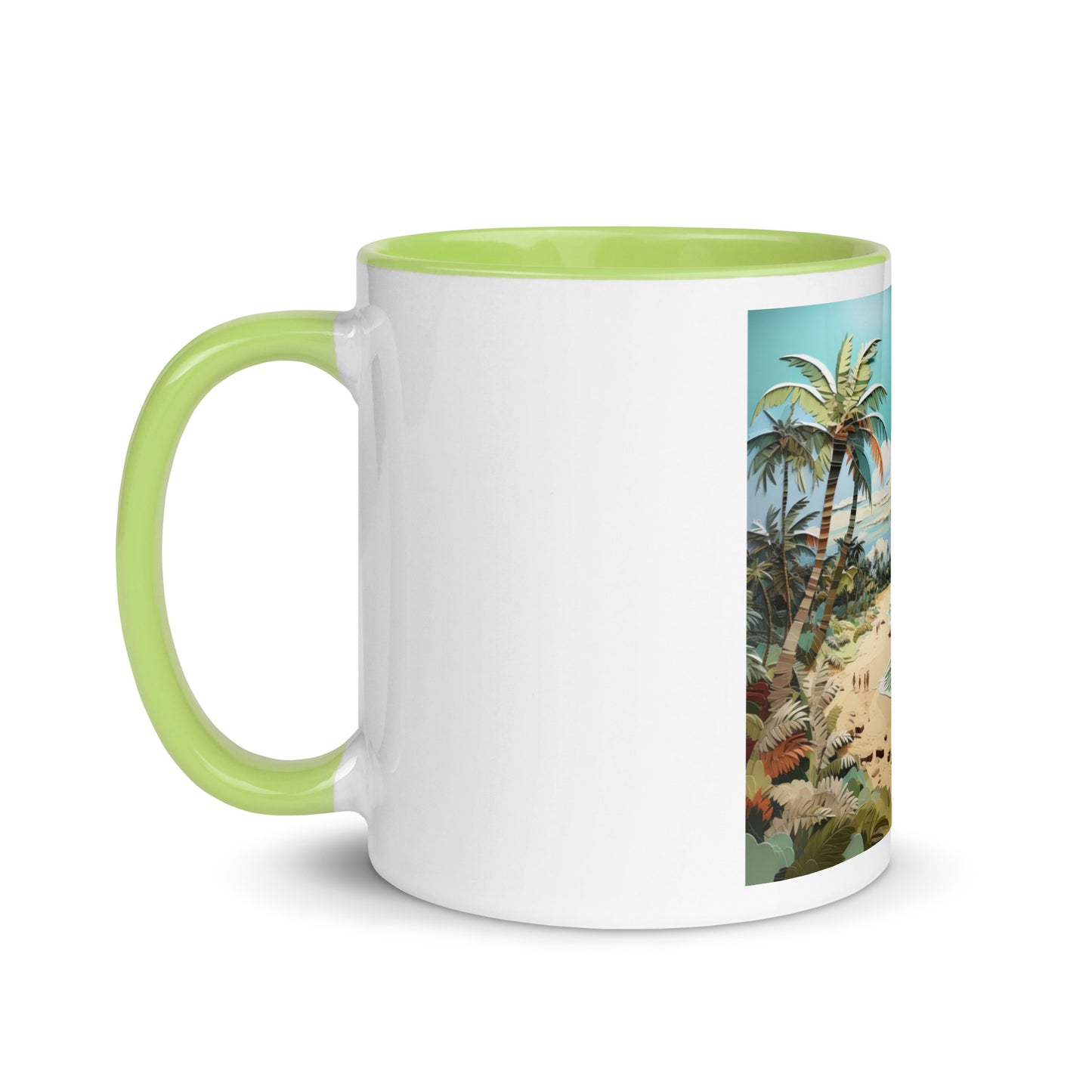 By The Seaside Series Print #2 - Mug with Color Inside