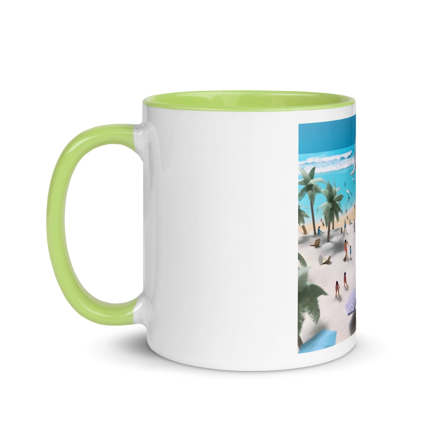 By The Seaside Series Print #5 - Mug with Color Inside