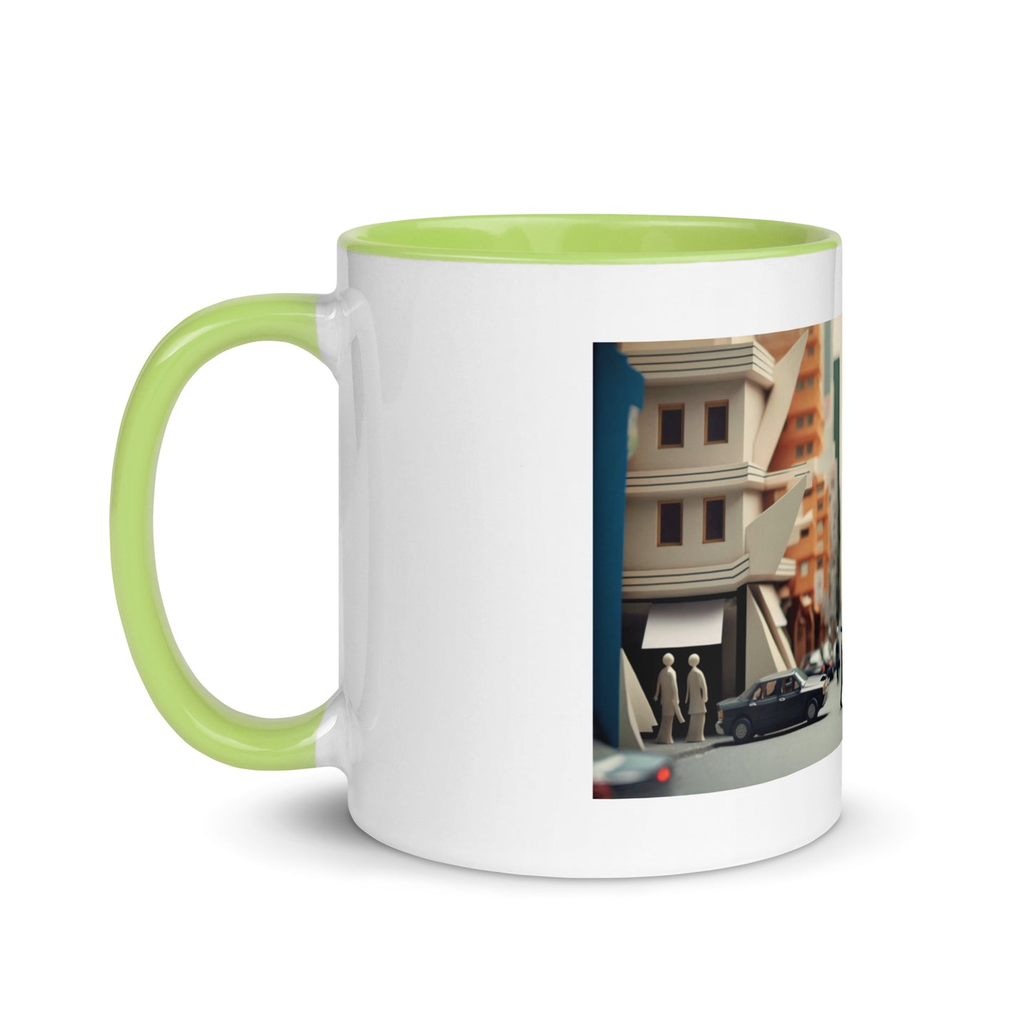 Via The Metropolis Series Print #7 - Mug with Color Inside