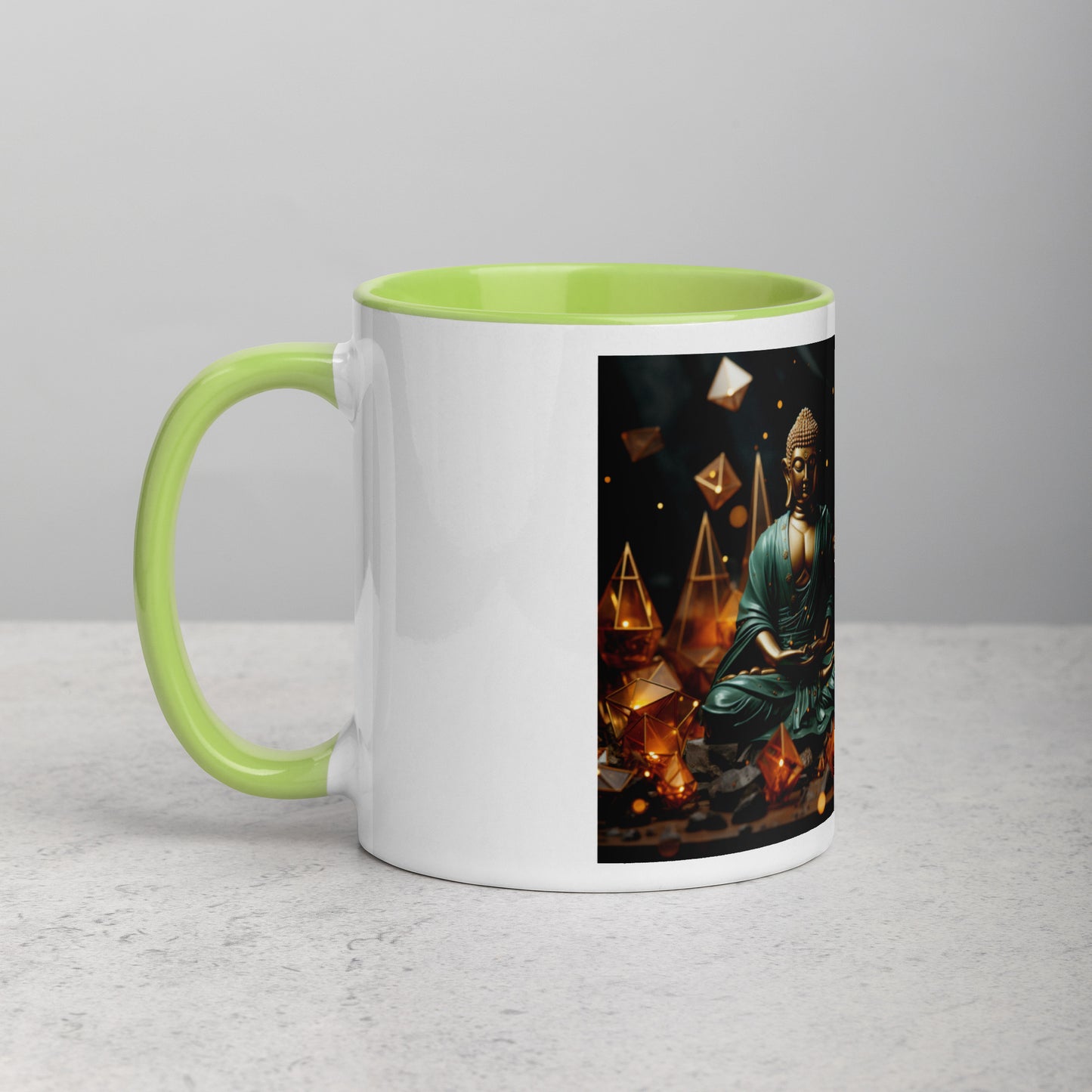 Ascending Buddha Series Print #4 - Mug with Color Inside