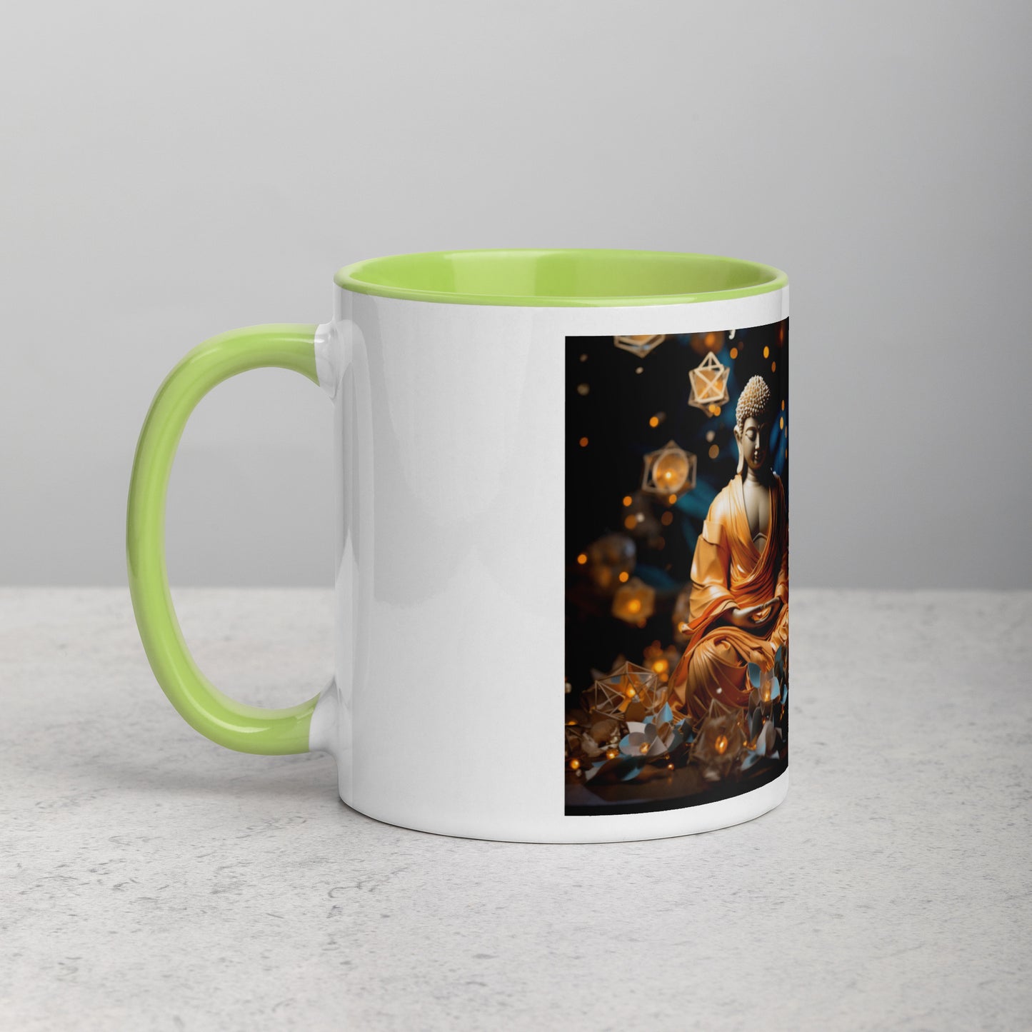 Ascending Buddha Series Print #8 - Mug with Color Inside