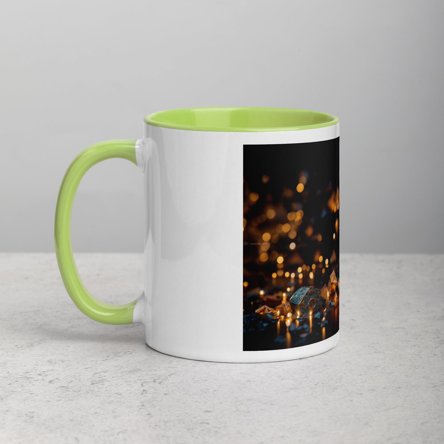 Ascending Buddha Series Print #9 - Mug with Color Inside