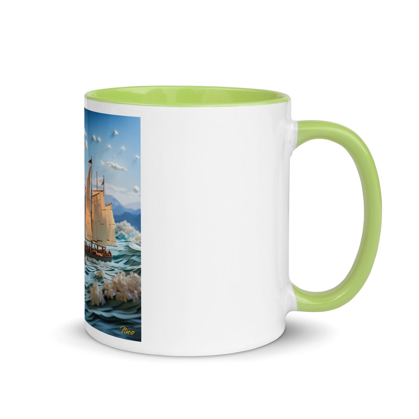 Into The Sunset Series Print #2 - Mug with Color Inside