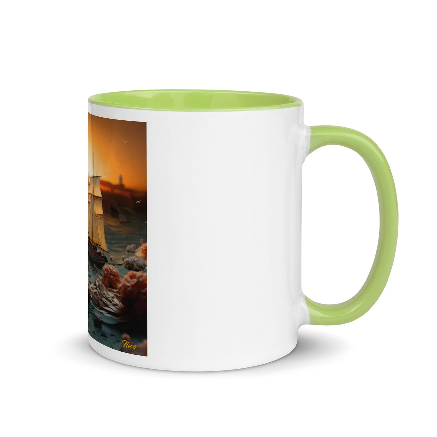 Into The Sunset Series Print #3 - Mug with Color Inside