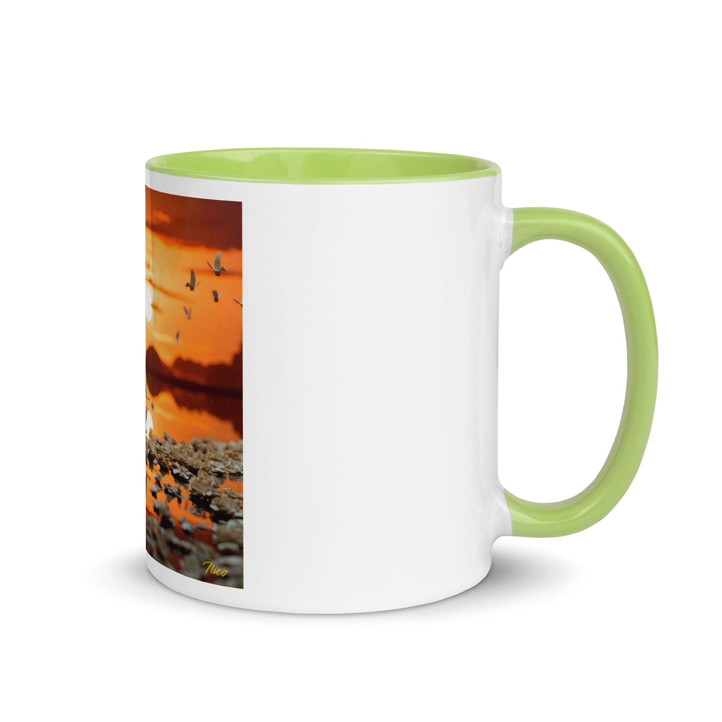 Into The Sunset Series Print #9 - Mug with Color Inside