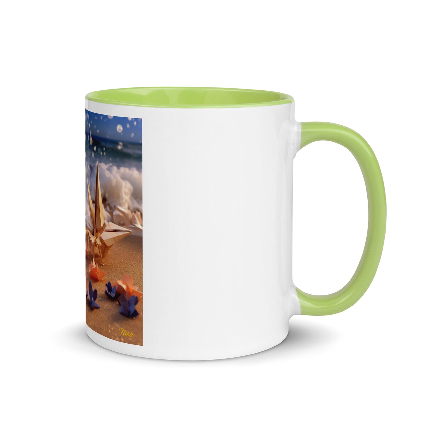 By The Seaside Series Print #10 - Mug with Color Inside