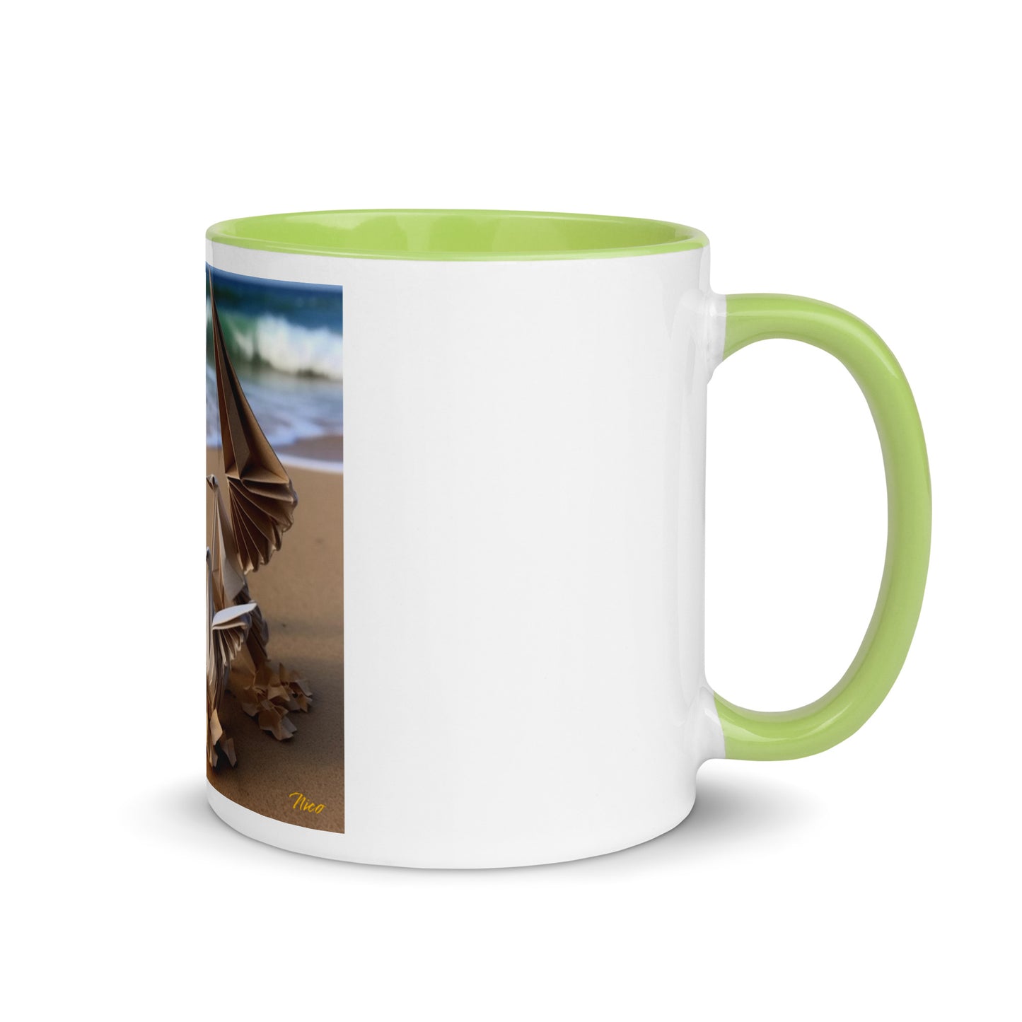 By The Seaside Series Print #1 - Mug with Color Inside