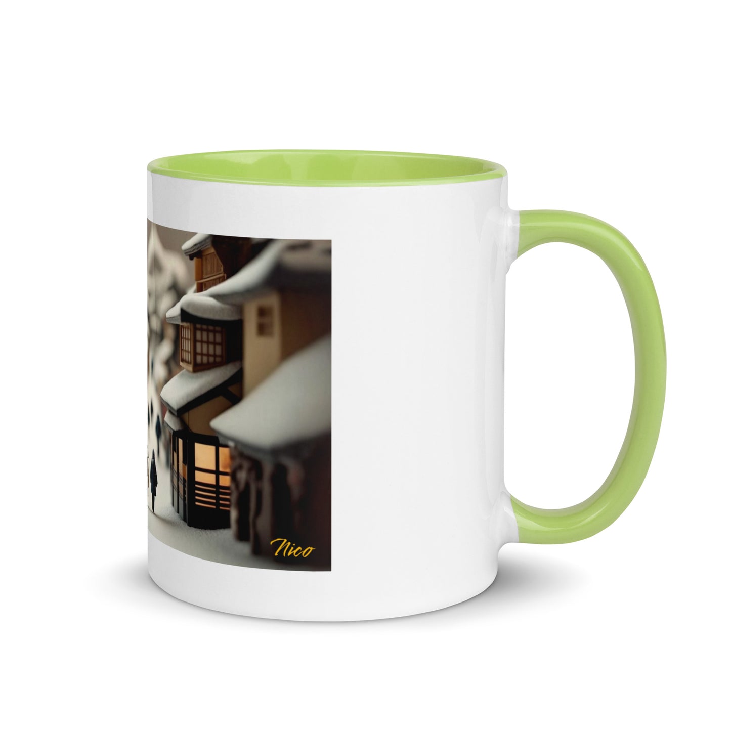 Asian Snow Series Print #6 - Mug with Color Inside