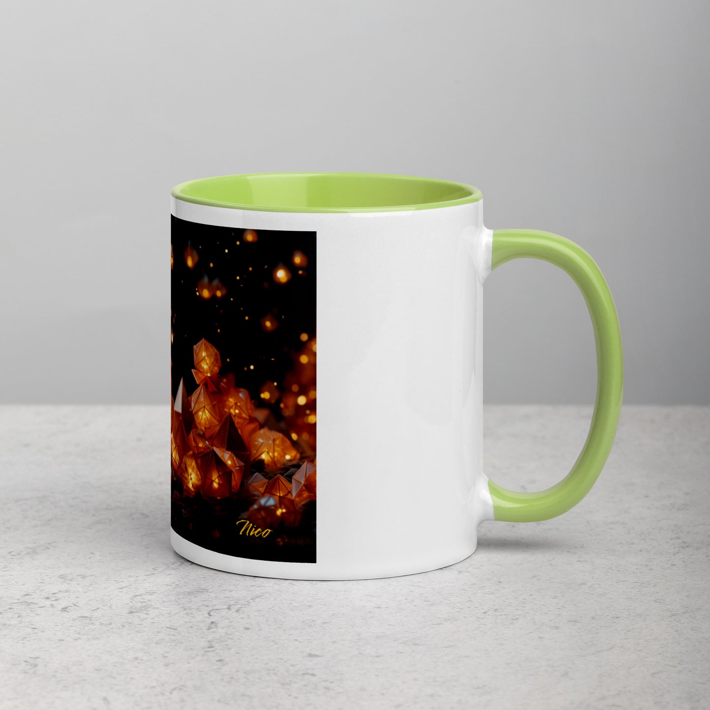 Ascending Buddha Series Print #10 - Mug with Color Inside