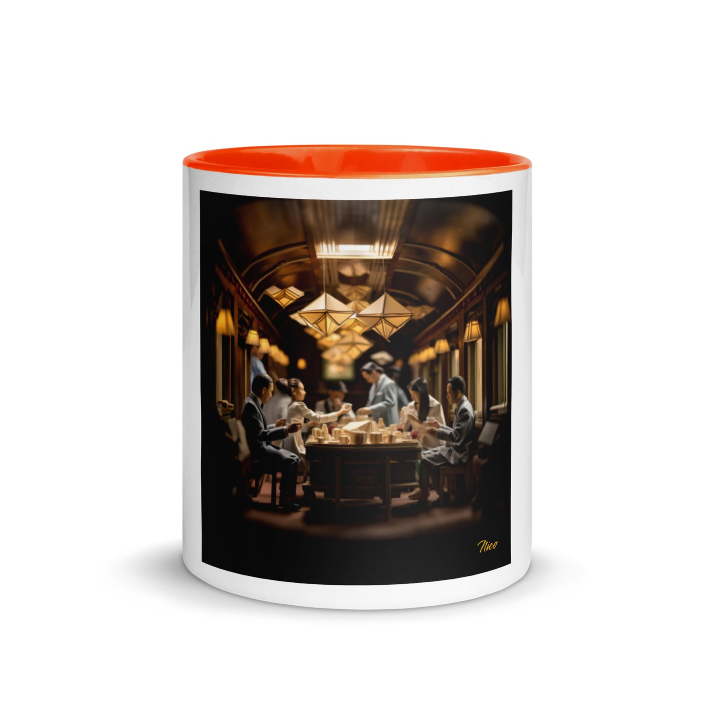 Orient Express Series Print #6 Mug with Color Inside