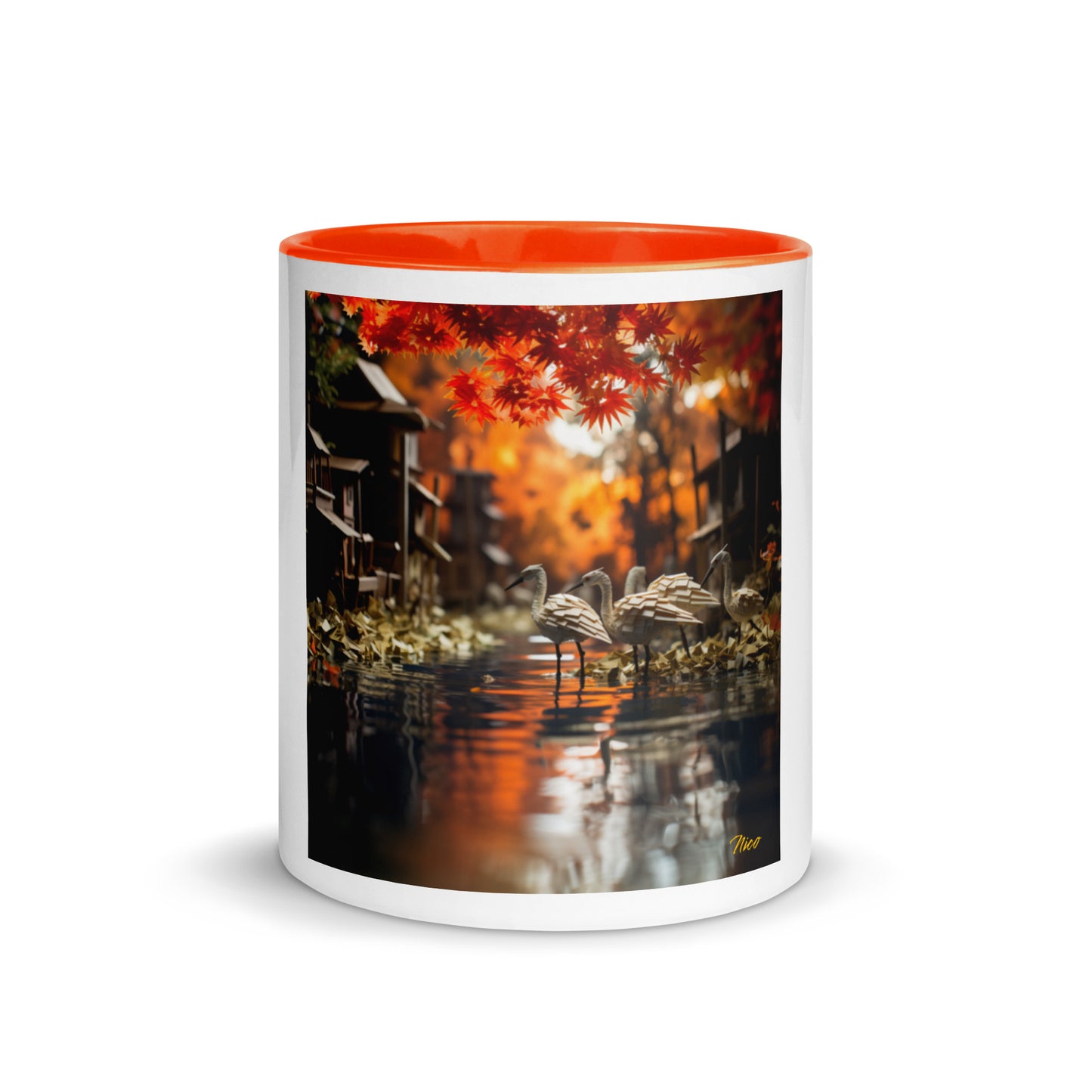 Born On A Bayou Print #8 Mug with Color Inside