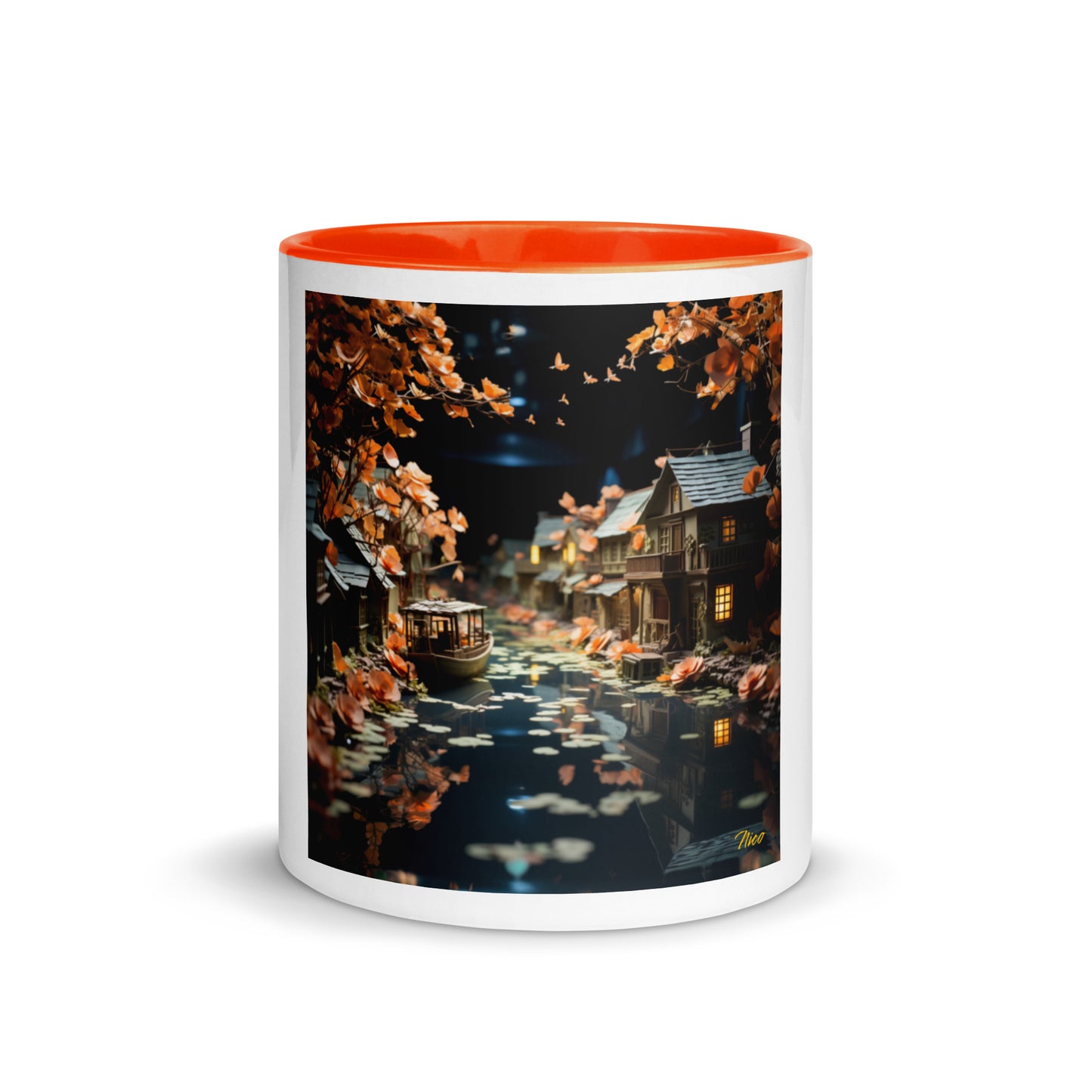 Born On A Bayou Print #7 Mug with Color Inside